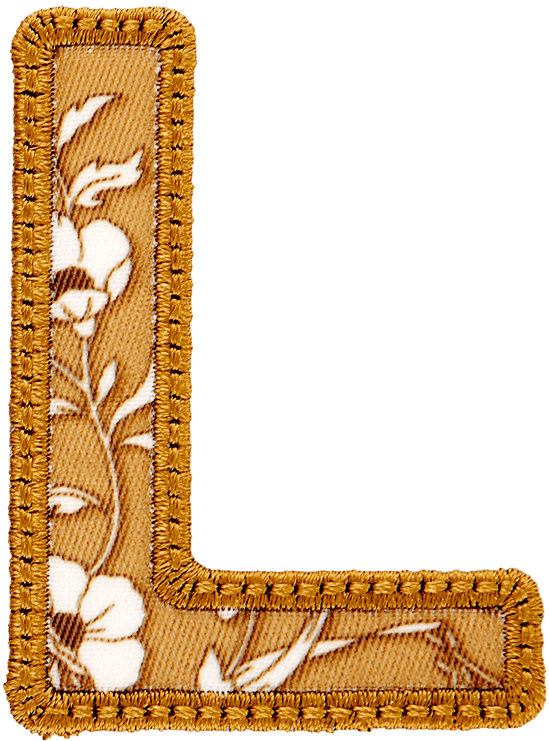 Cotswolds Floral Letter Patch