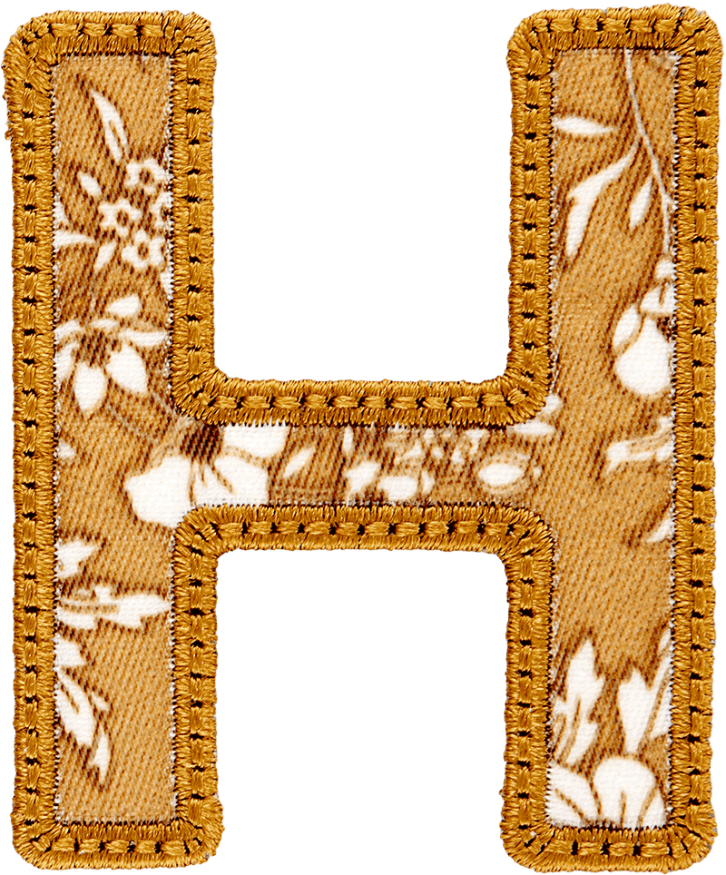 Cotswolds Floral Letter Patch
