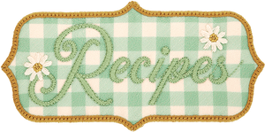 Gingham Recipes Patch
