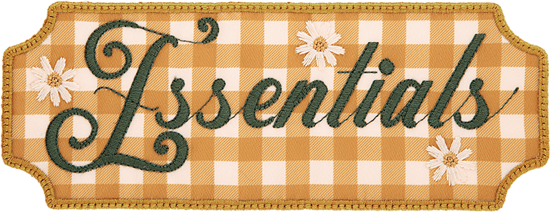 Gingham Essentials Patch