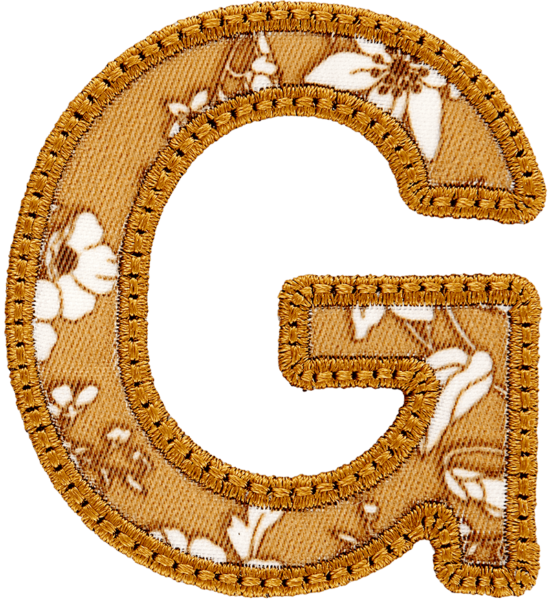 Cotswolds Floral Letter Patch