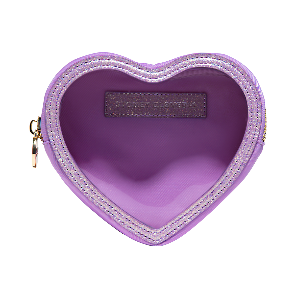 Clear Front Heart Pouch