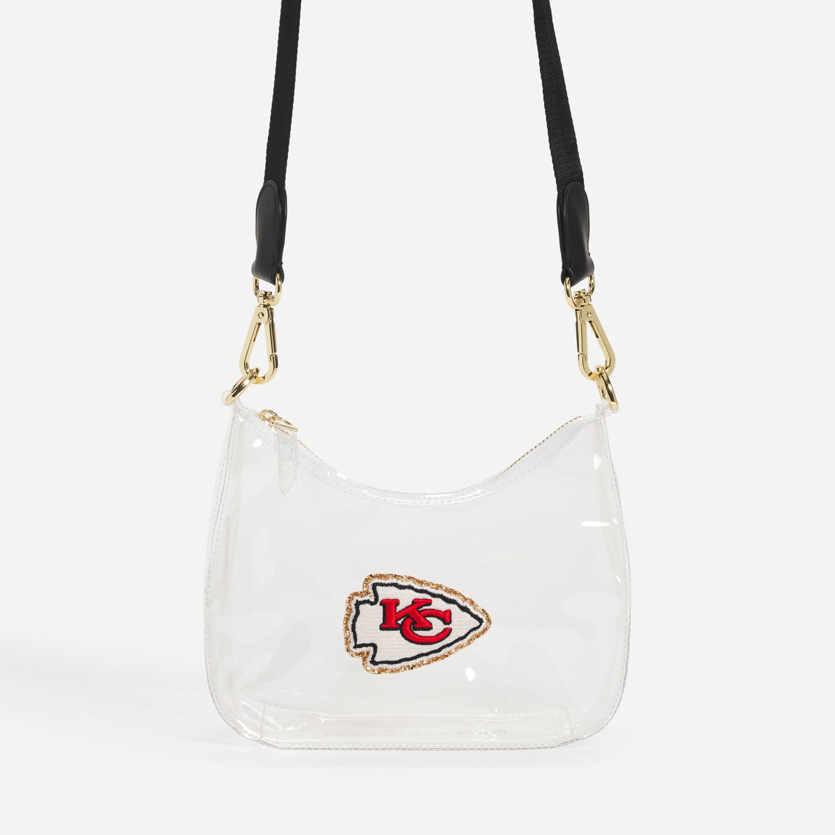 NFL Clear Curved Crossbody Bag