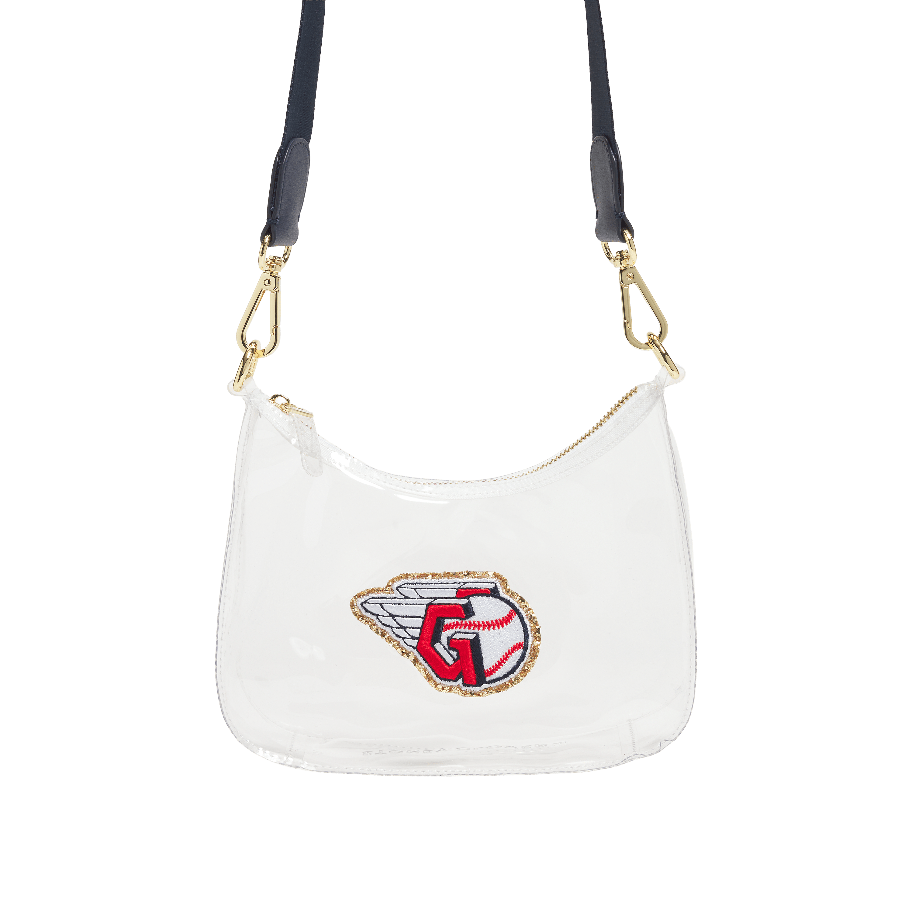 Clear Curved Crossbody Bag