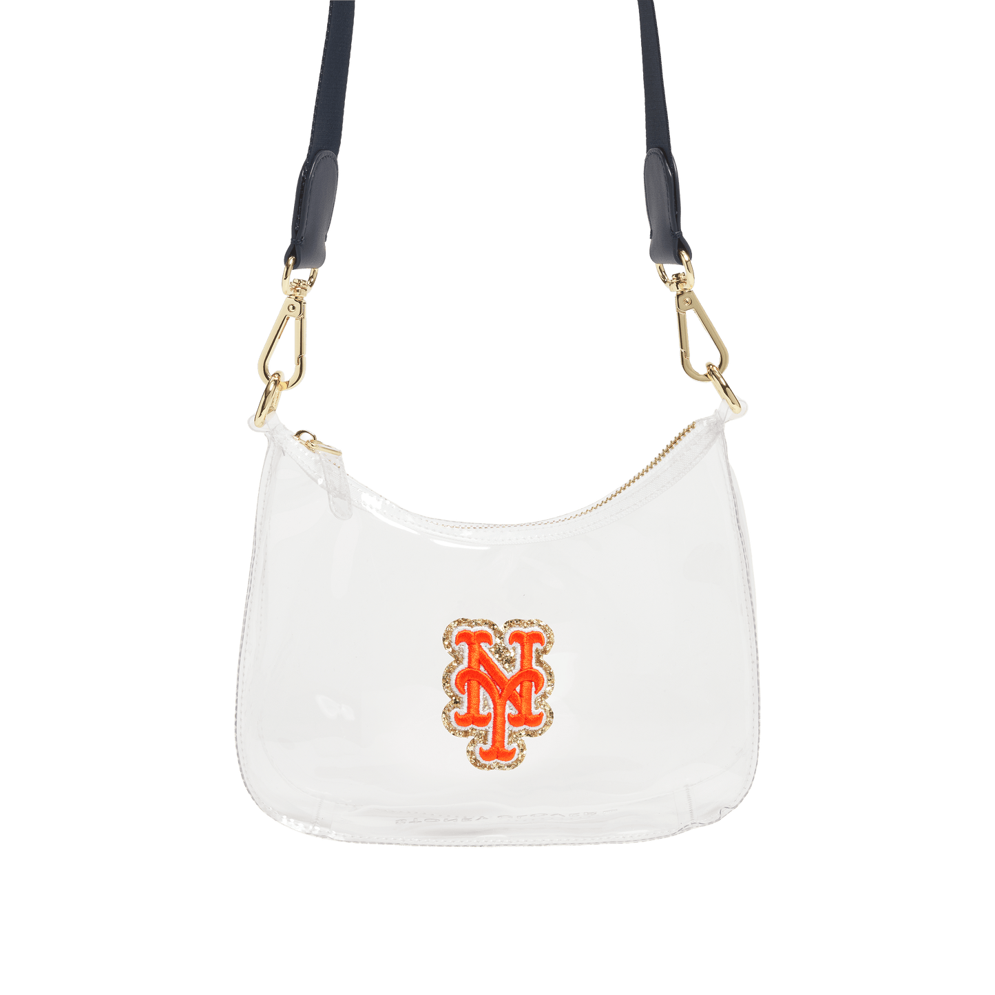 Clear Curved Crossbody Bag