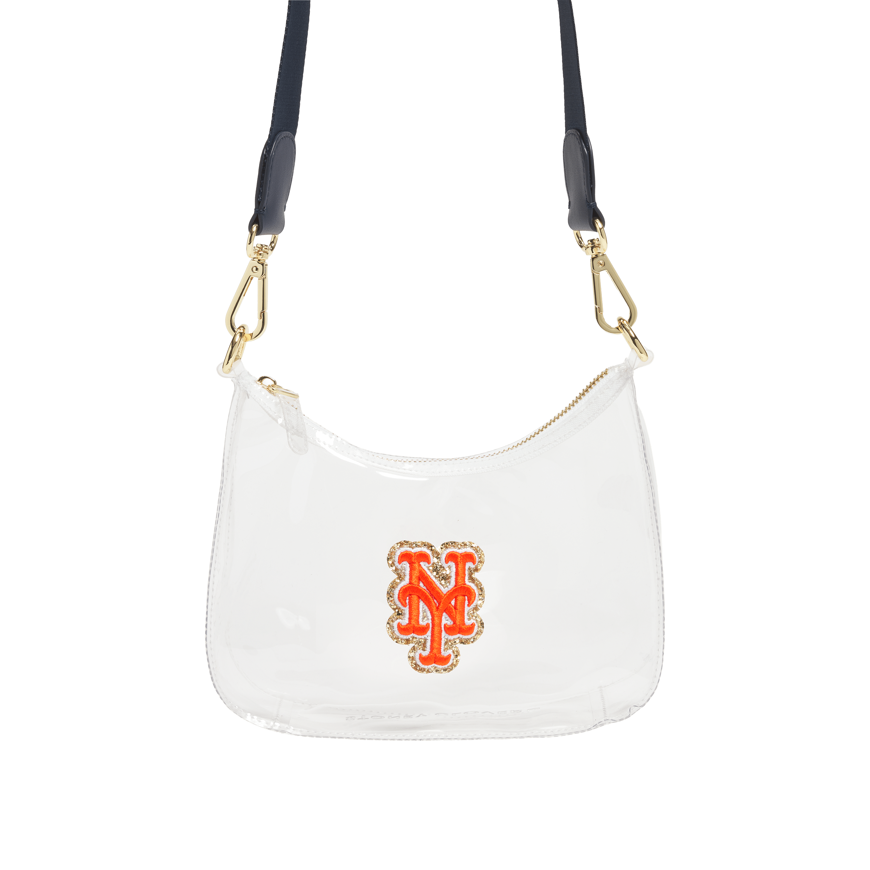 Clear Curved Crossbody Bag