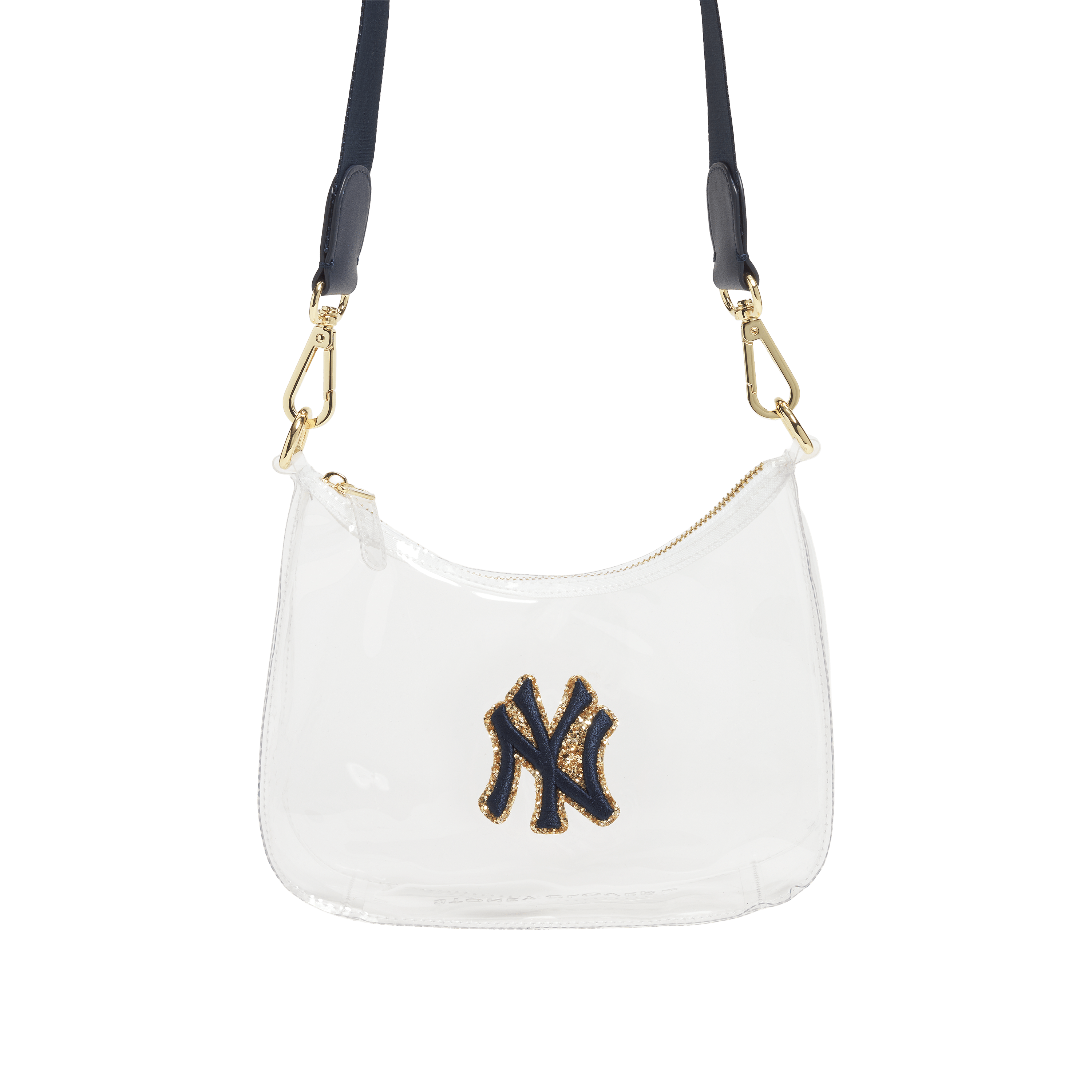 Clear Curved Crossbody Bag