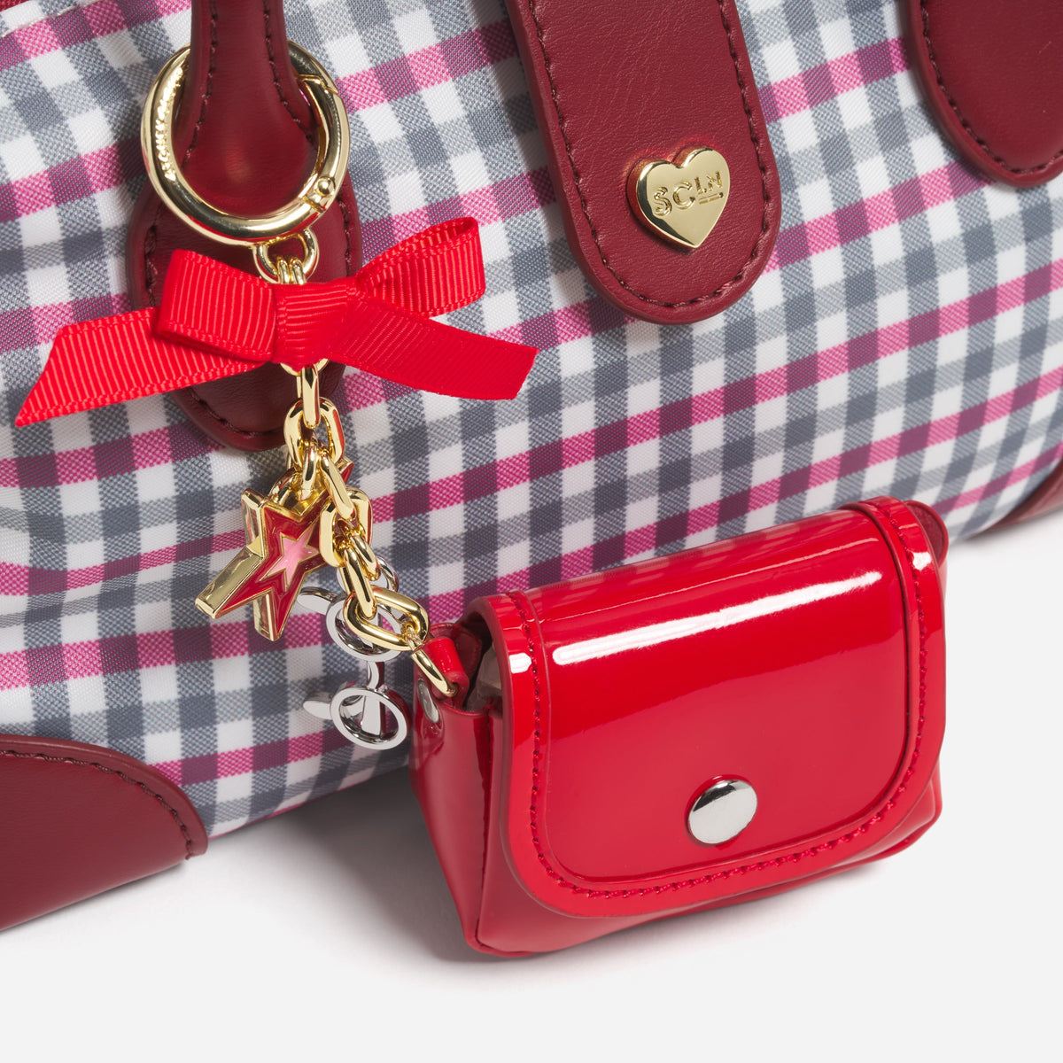 Molly Mini Pouch Bag Charm Cluster