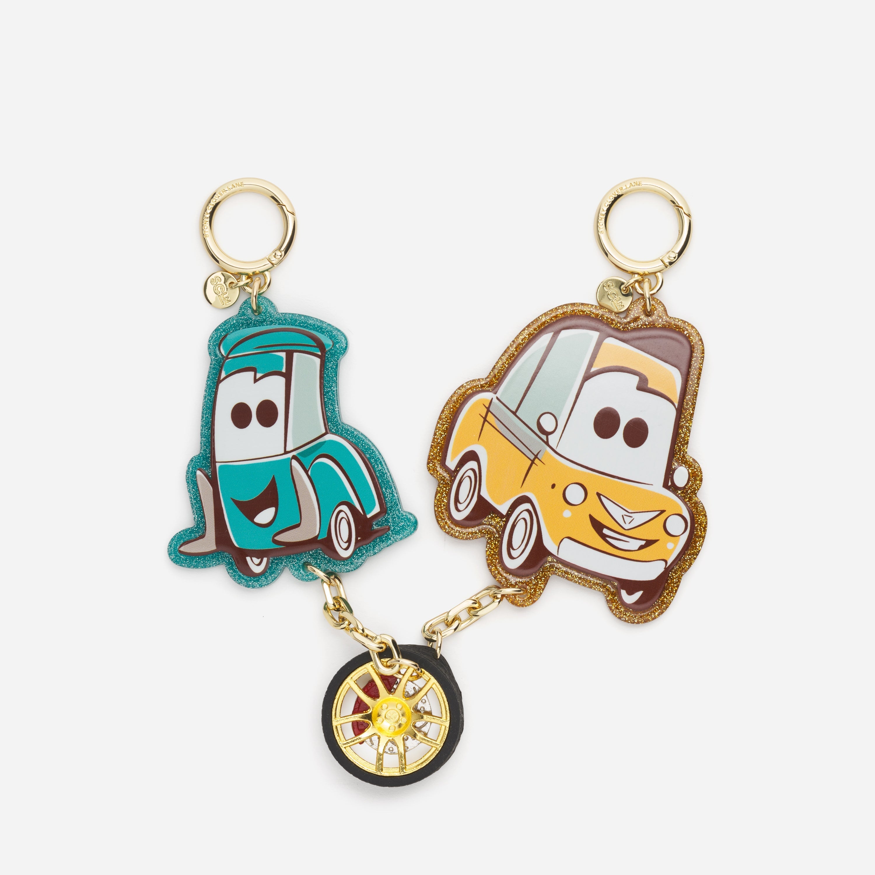 Disney Pixar Cars Guido and Luigi BFF Bag Charm Set - Stoney Clover Lane
