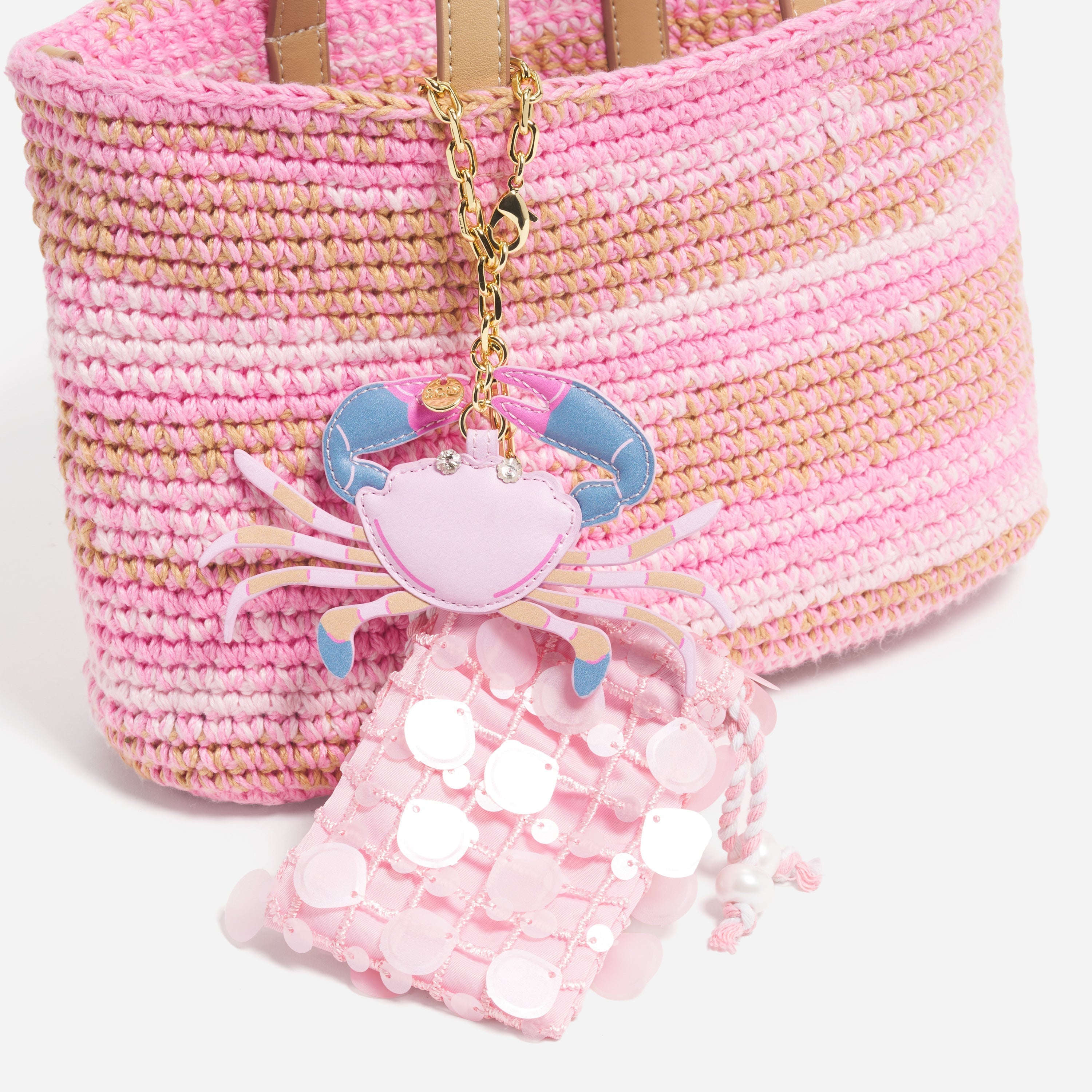 Crab Catch Bag Charm Cluster - Stoney Clover Lane