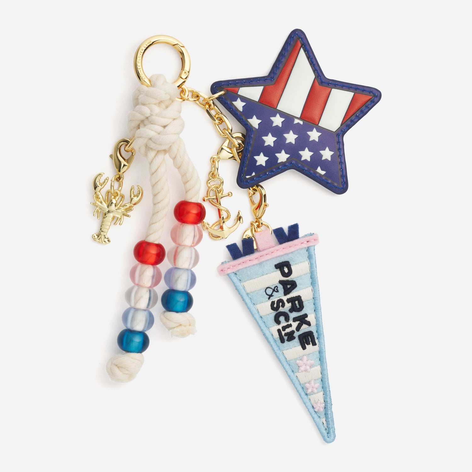 Parke Flag Charm Cluster