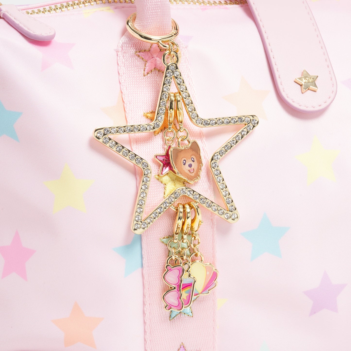 Crystal Star Bag Charm
