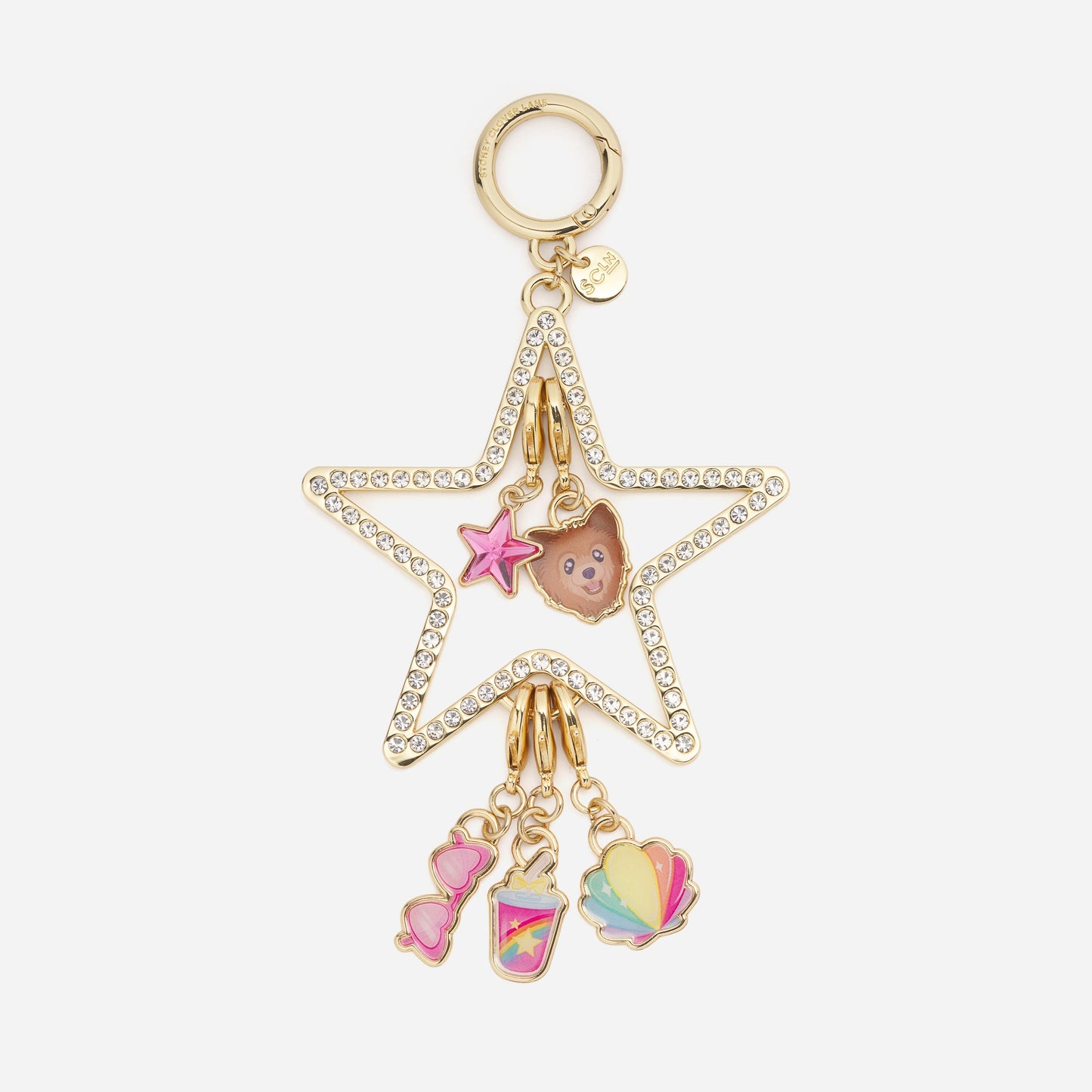 Crystal Star Bag Charm