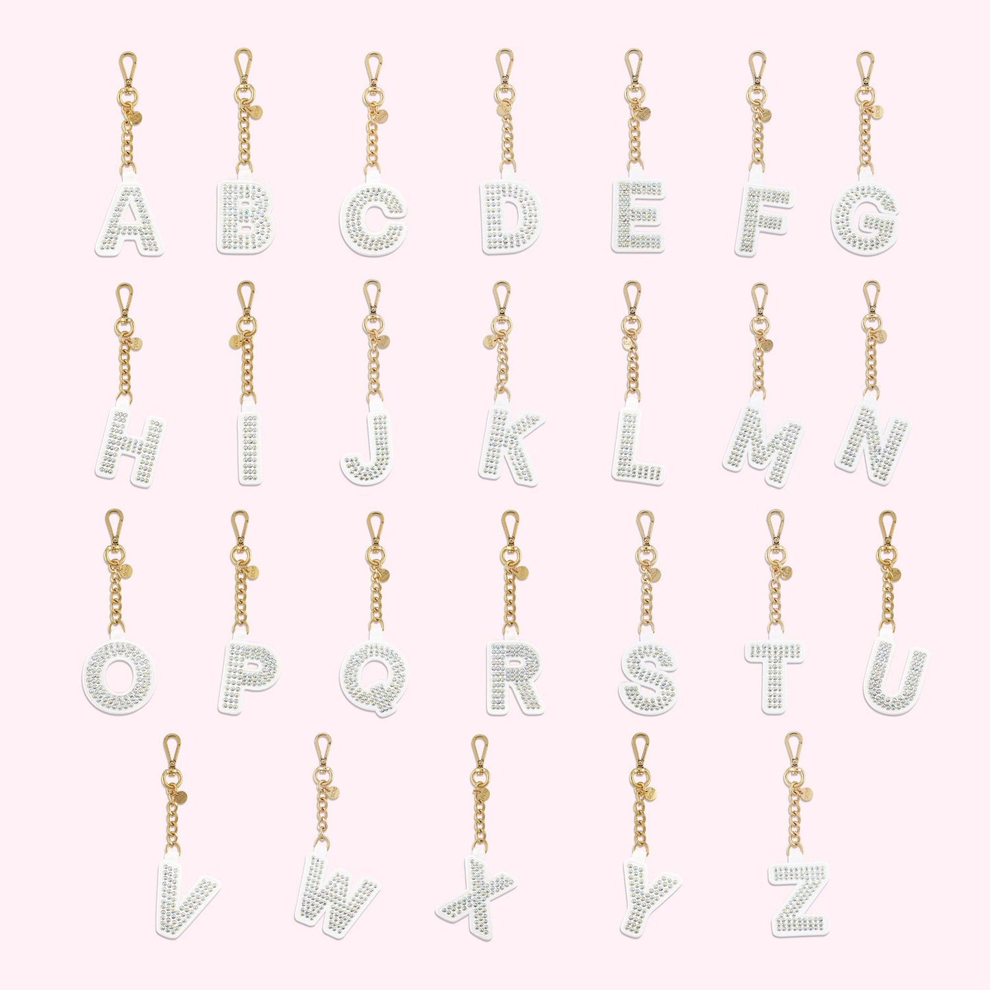 Sparkle Letter Bag Charm