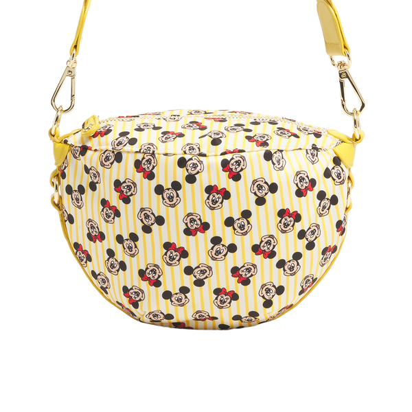 Disney Mickey Mouse & Minnie Mouse Crescent Crossbody Bag