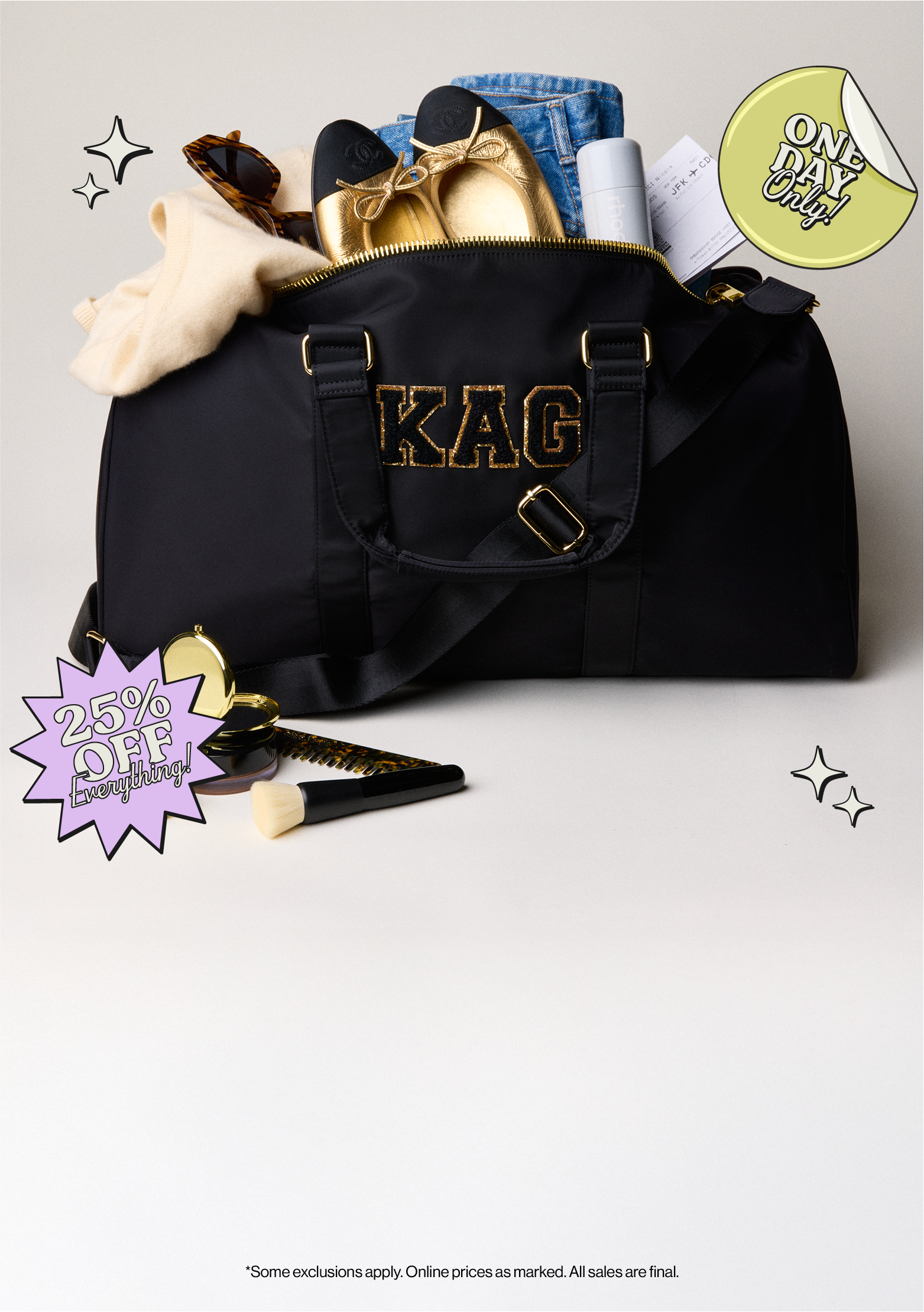 25% OFF SITEWIDE