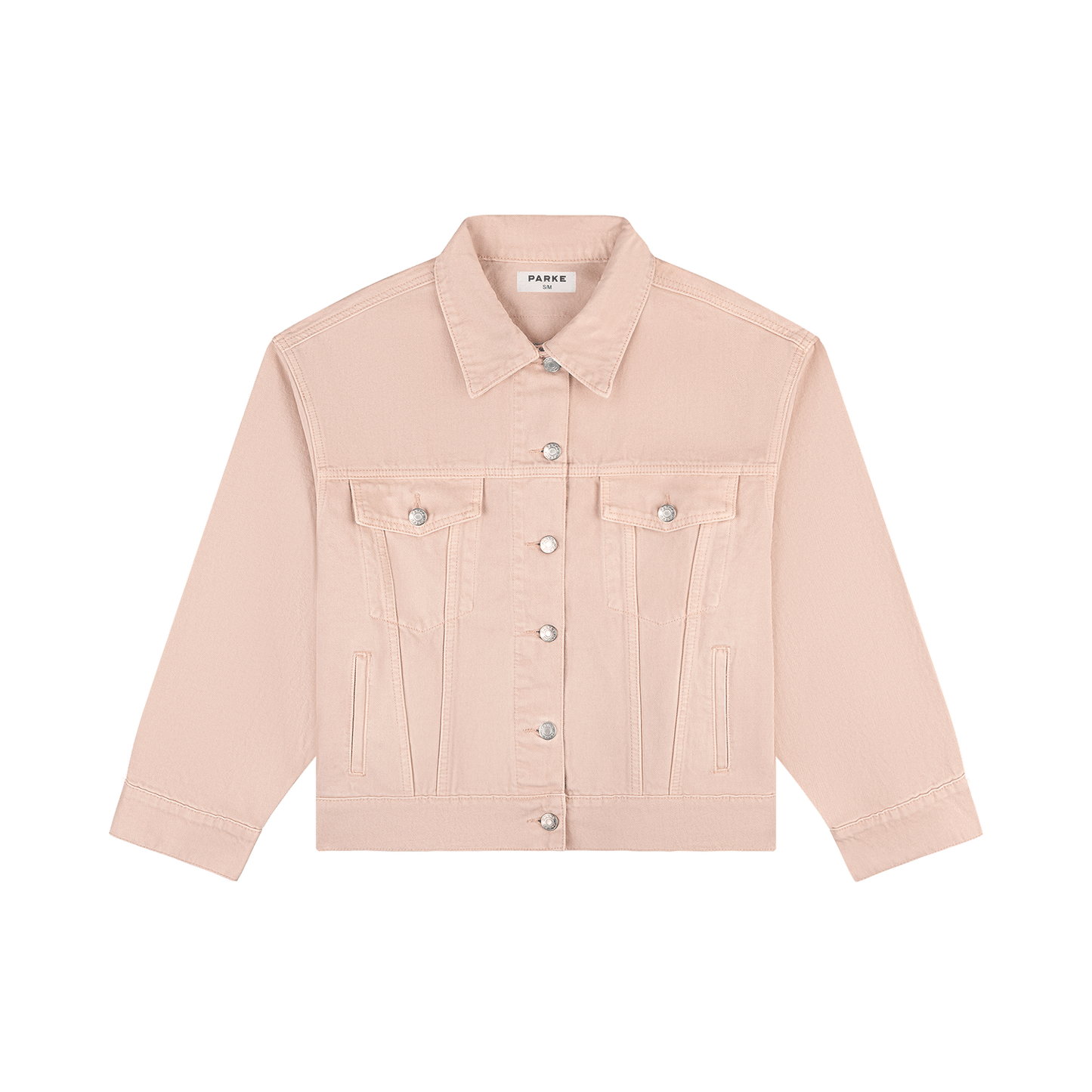 Oversized Petal Denim Jacket