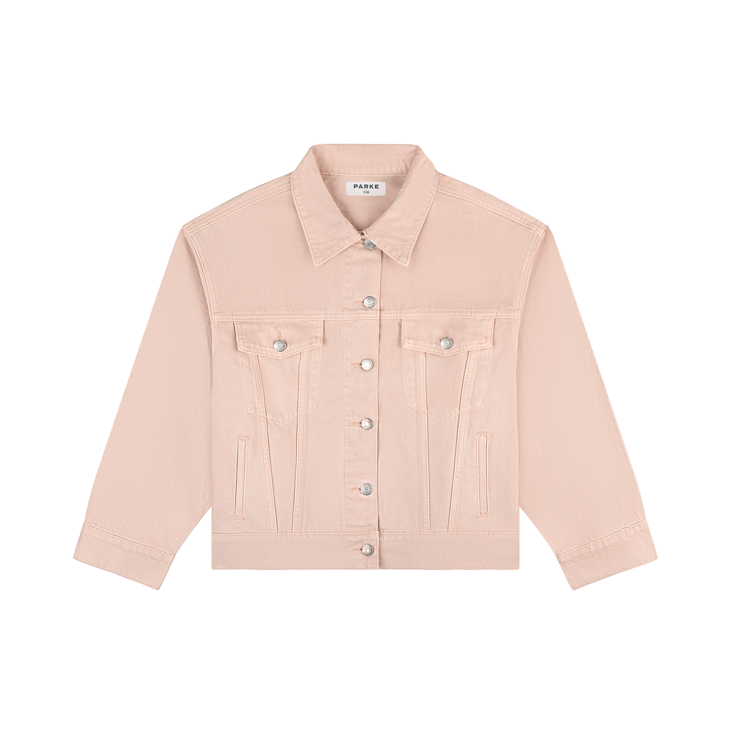 Oversized Petal Denim Jacket