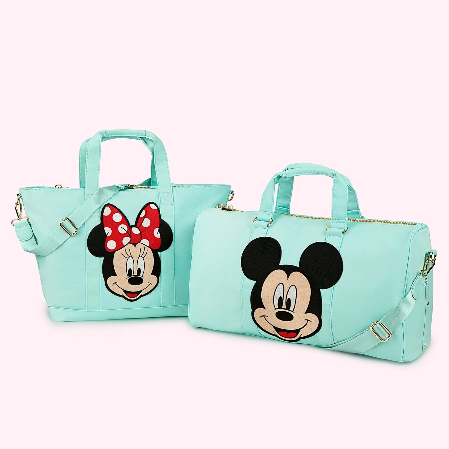 Classic Cotton Candy Duffle with Jumbo Mickey Patch
