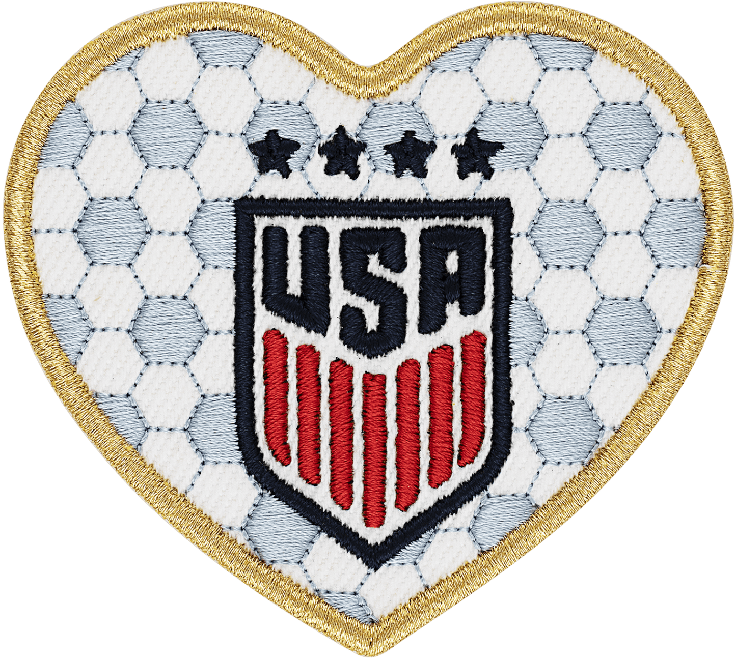 U.S. Soccer Crest Heart Patch