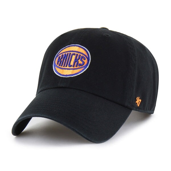 New York Knicks Black '47 Clean Up Hat