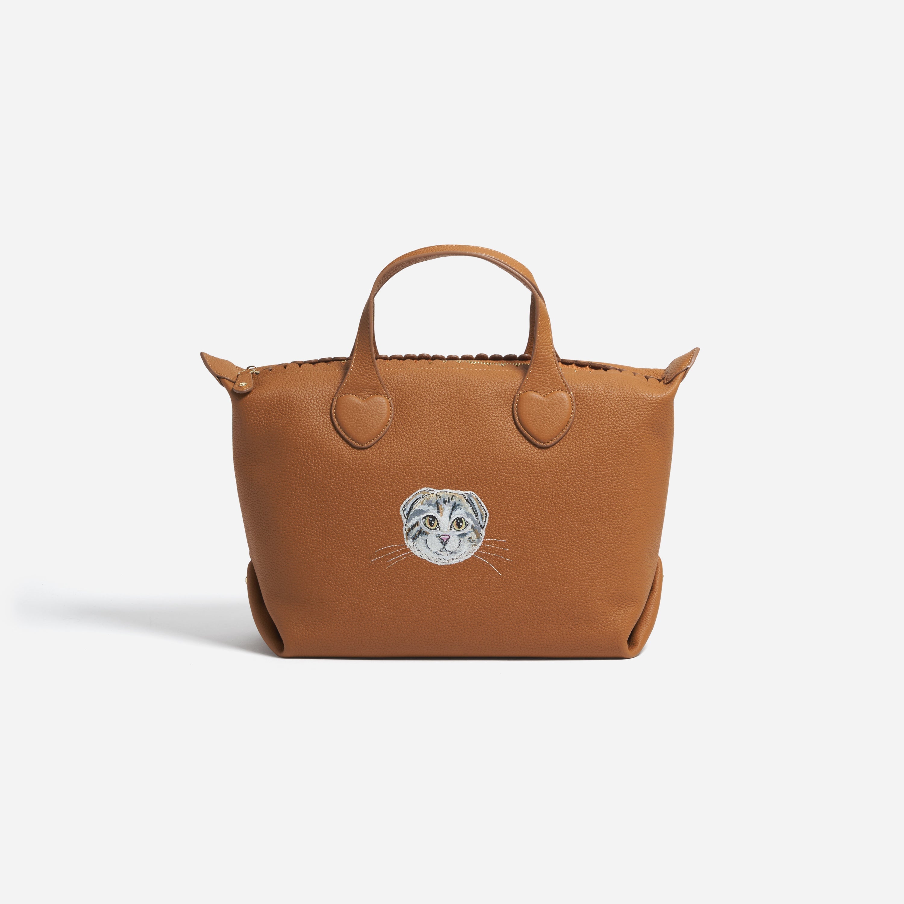 Custom Hand Painted Pet Face Pittsford Pouchette Shoulder Bag 29