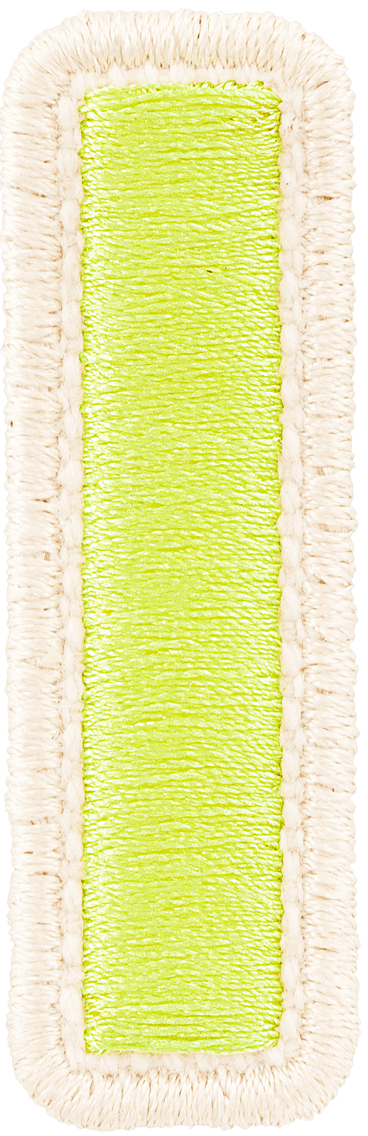 Lime Rolled Embroidery Letter Patch
