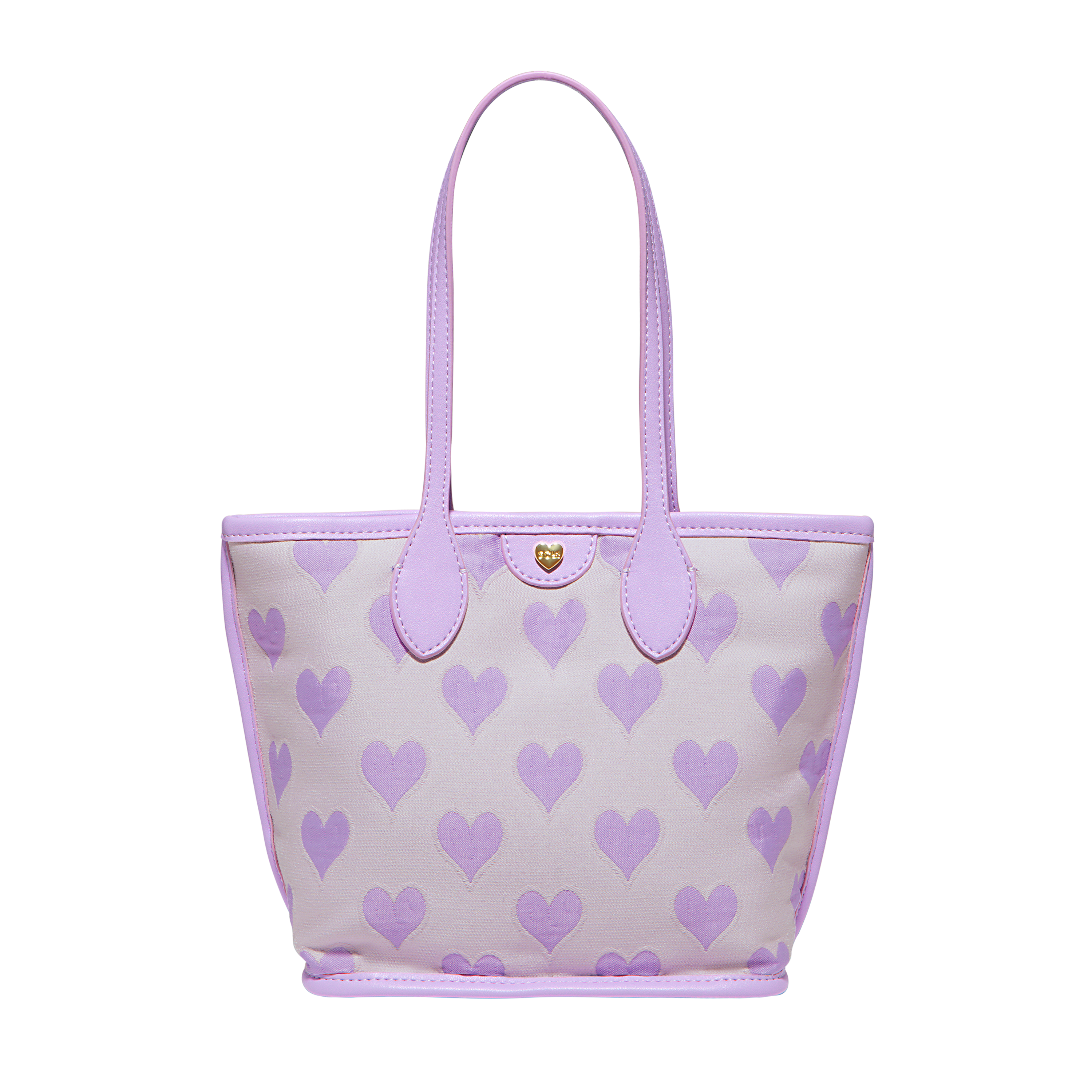 Heart Jacquard Little Tote Bag - Customize | Stoney Clover Lane Heart Jacquard Little Tote Bag - Customize | Stoney Clover Lane
