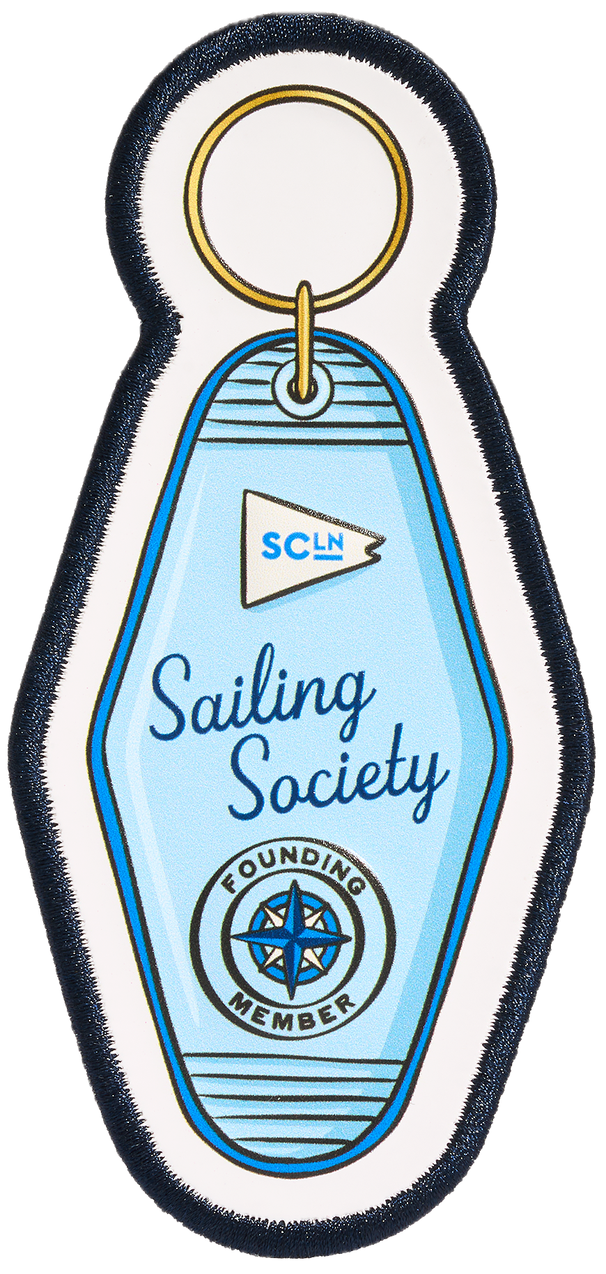 Sailing Society Key Chain Patch