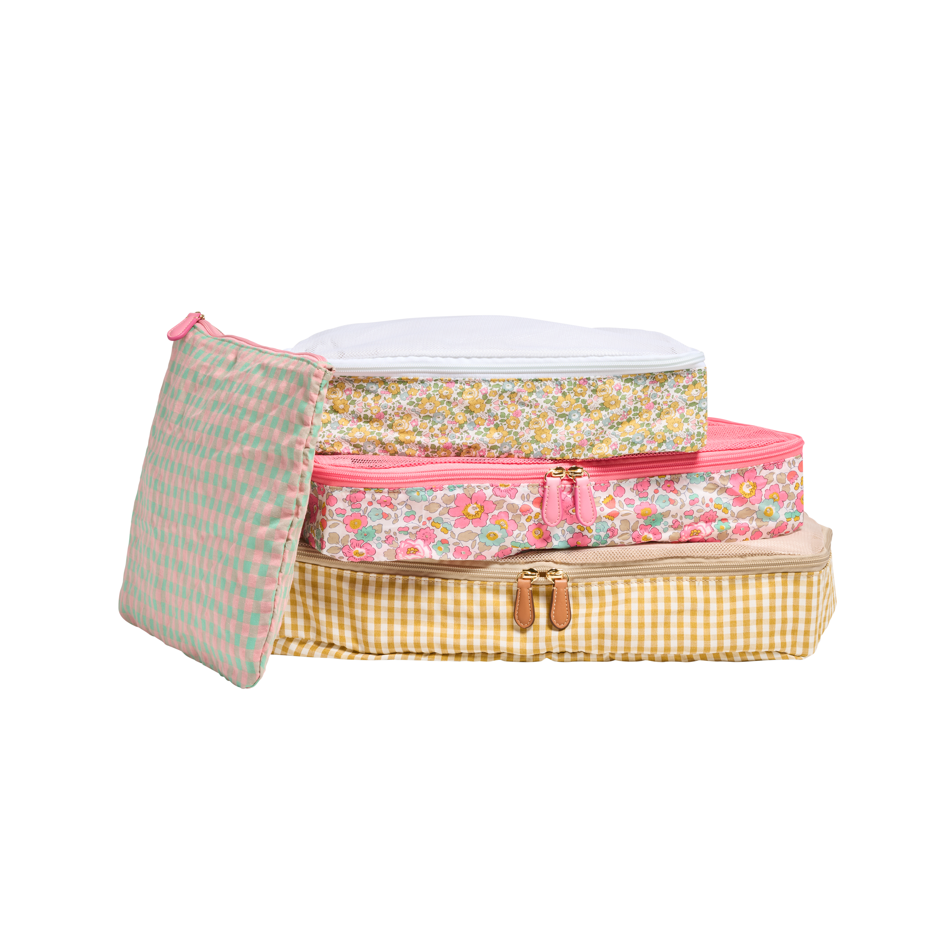 Packing Cubes Made with Liberty Fabric (Set of 5)
