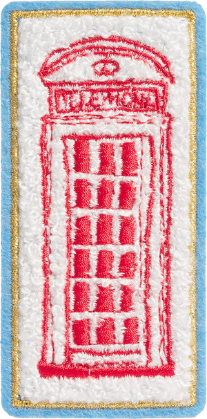 Meri Meri Telephone Box Patch