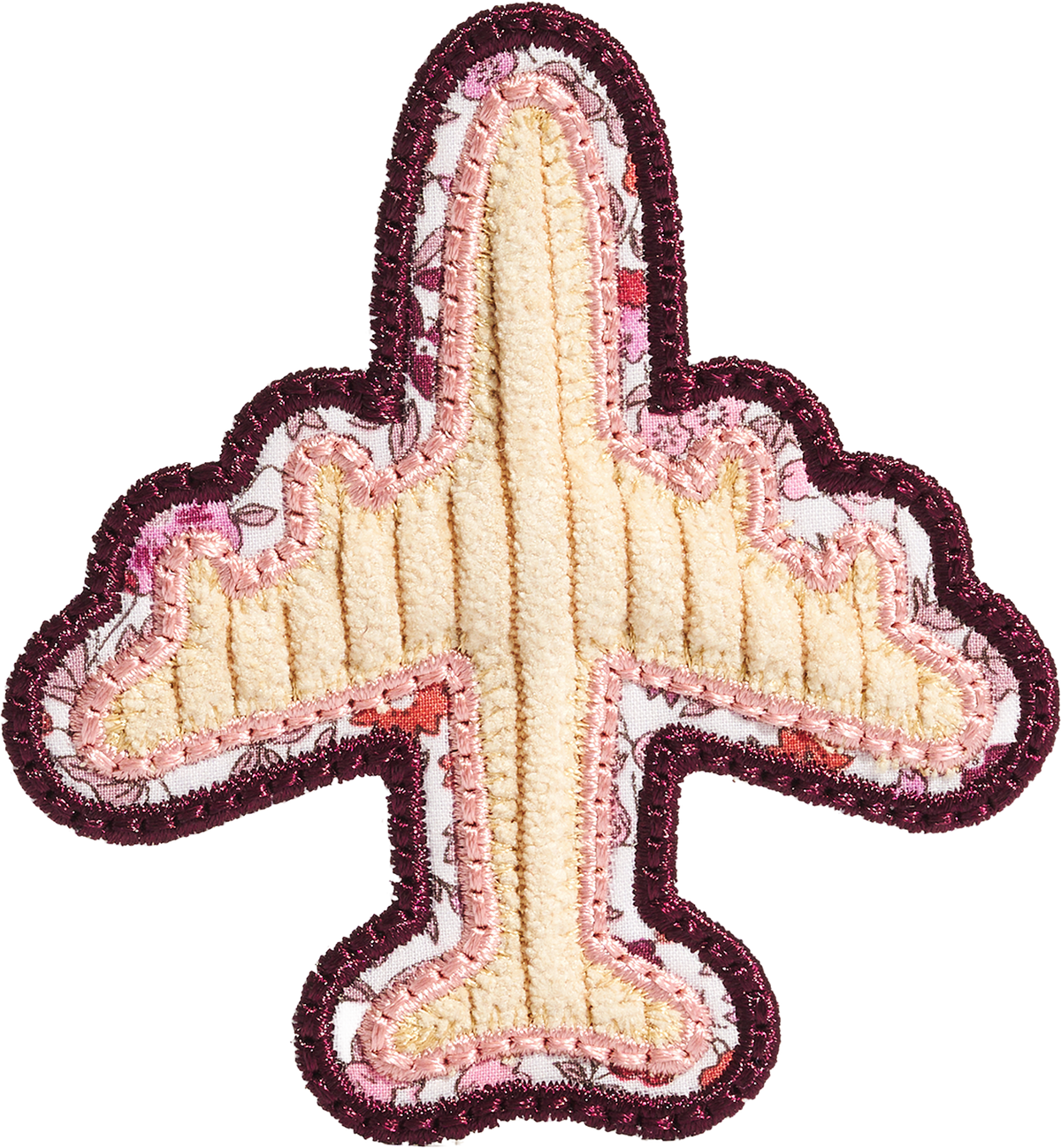 Airplane Patch Made with Liberty Fabric