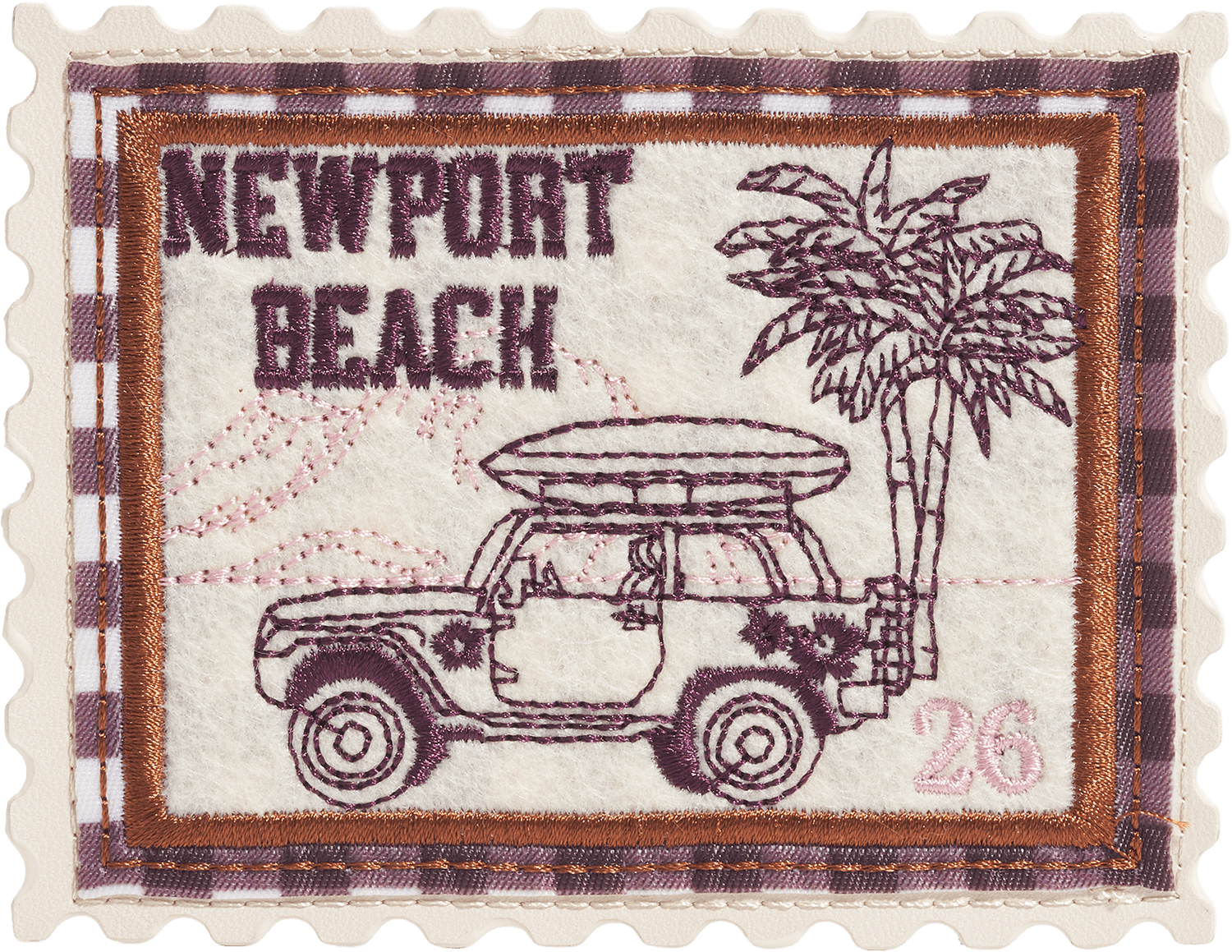 Newport Beach Gingham Patch