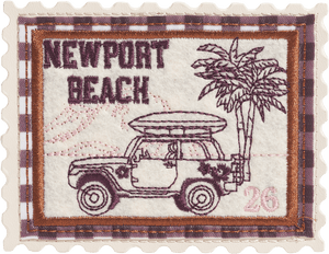 Newport Beach Gingham Patch