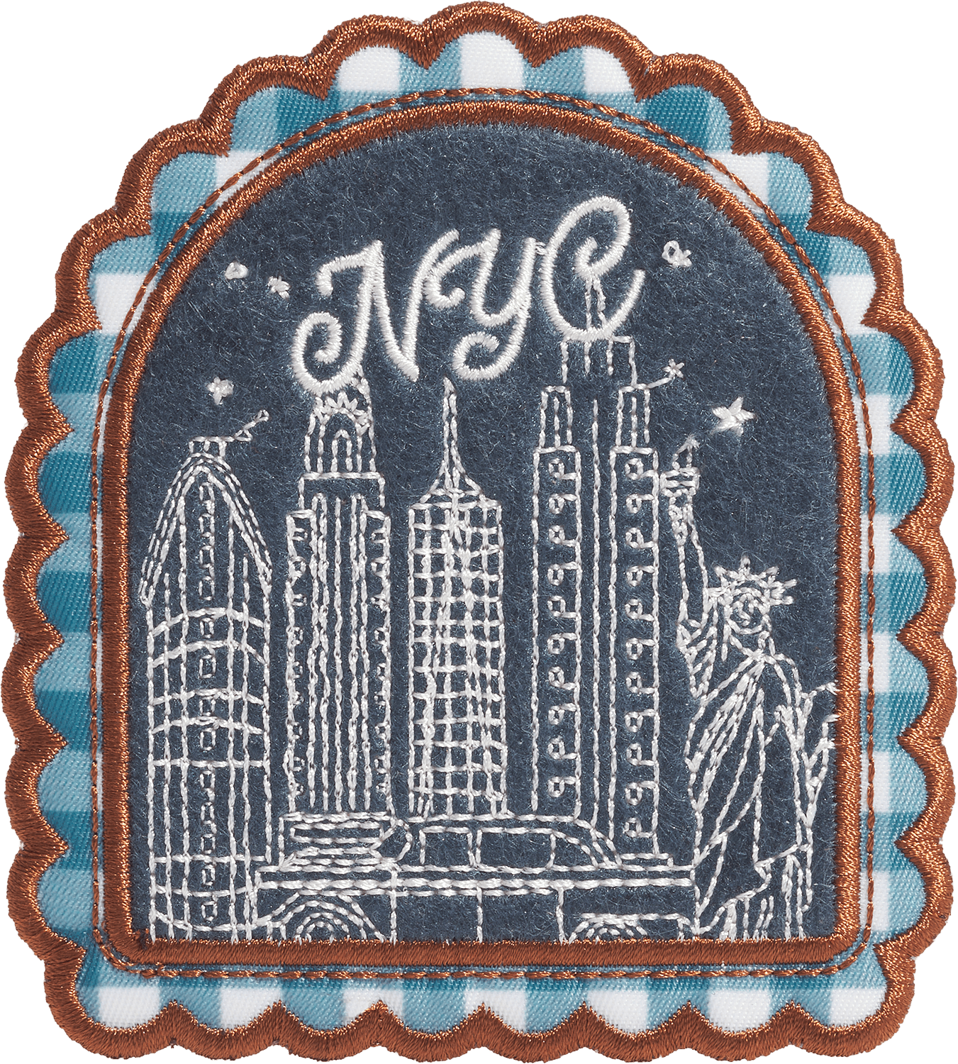 NYC Gingham Patch