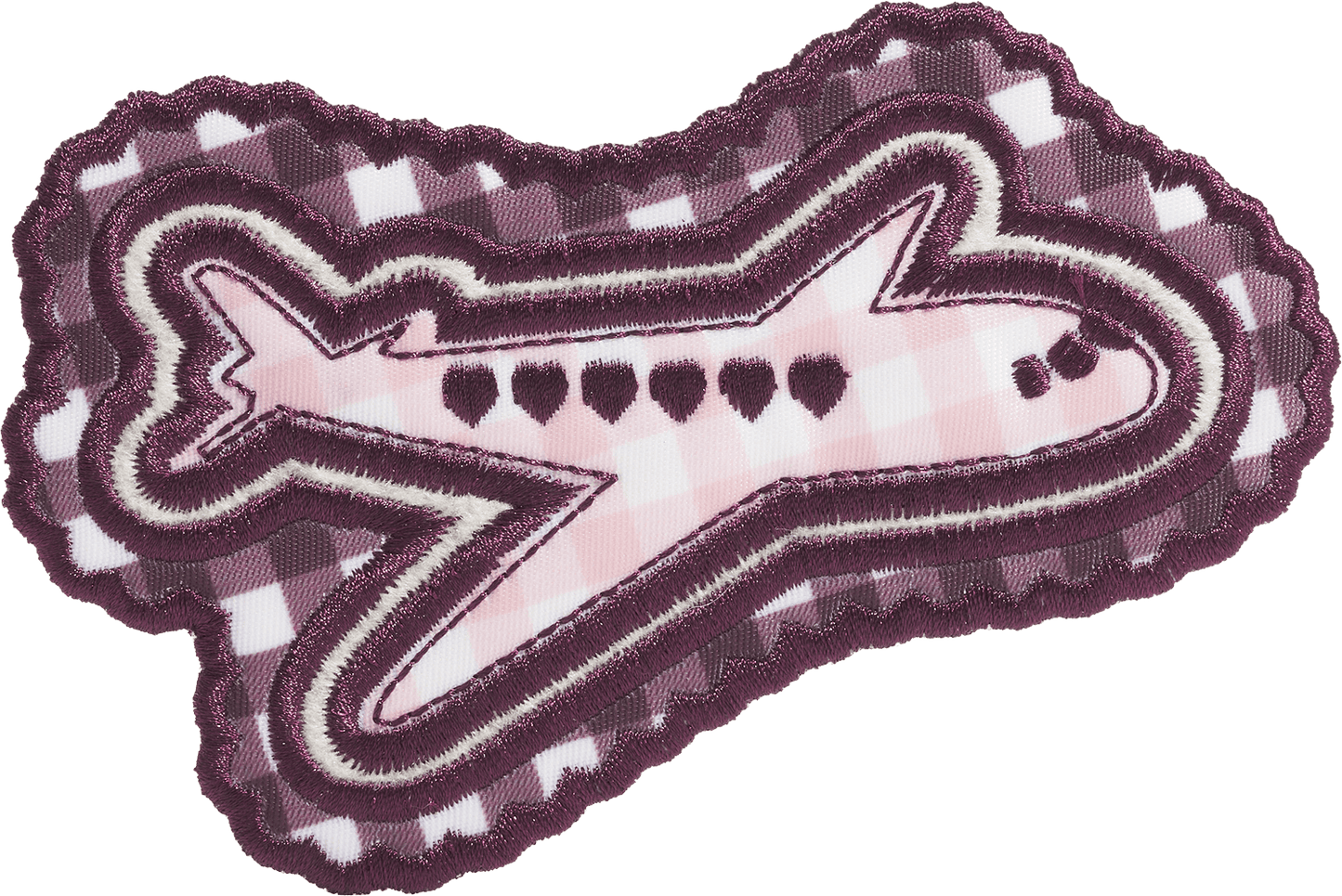 Airplane Gingham Patch