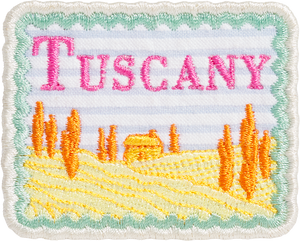 Tuscany Stamp Patch