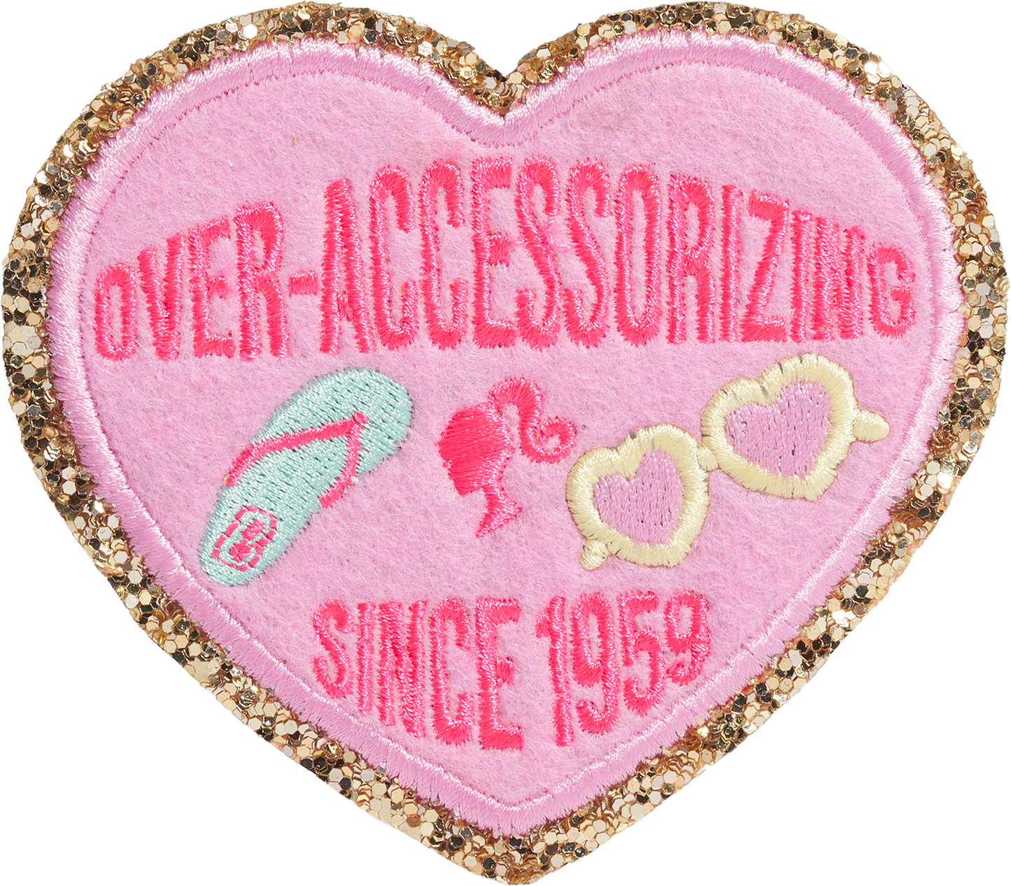 Barbie Heart Patch - Stoney Clover Lane