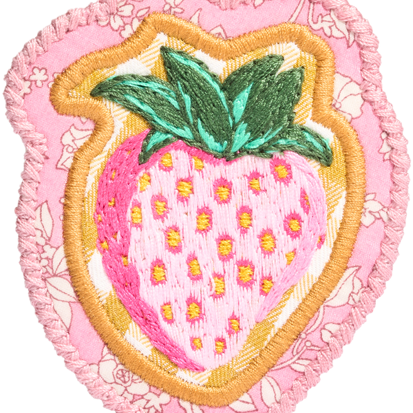 Strawberry Patch Made with Liberty Fabric