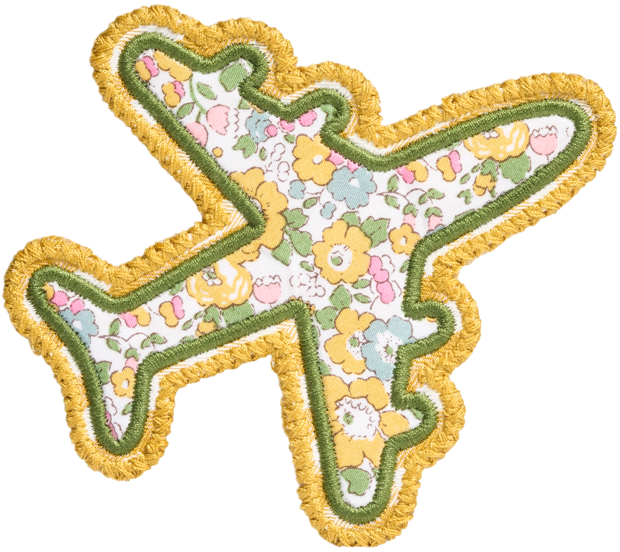 Airplane Patch Made with Liberty Fabric