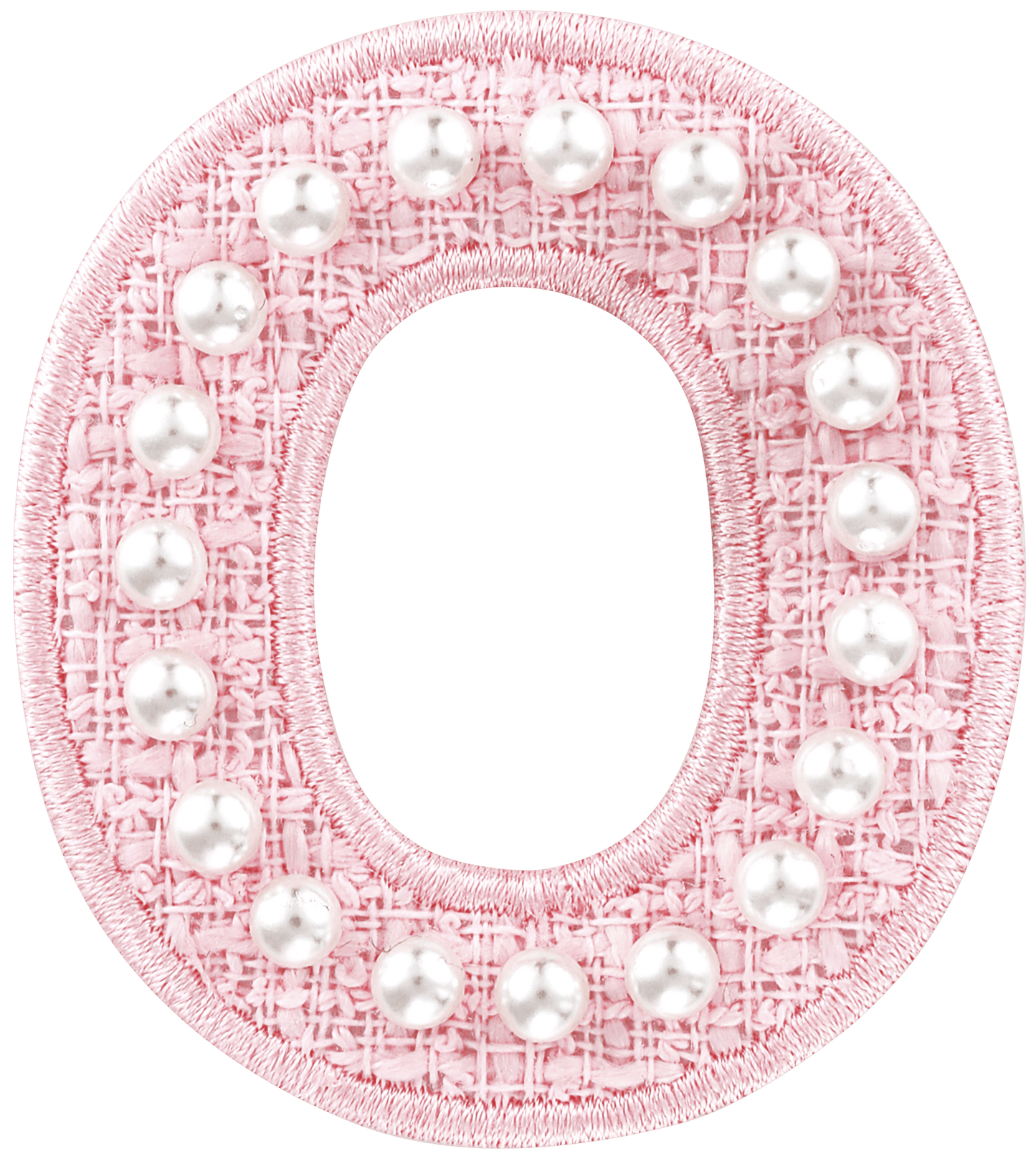 Pink Pearl Letter Patch
