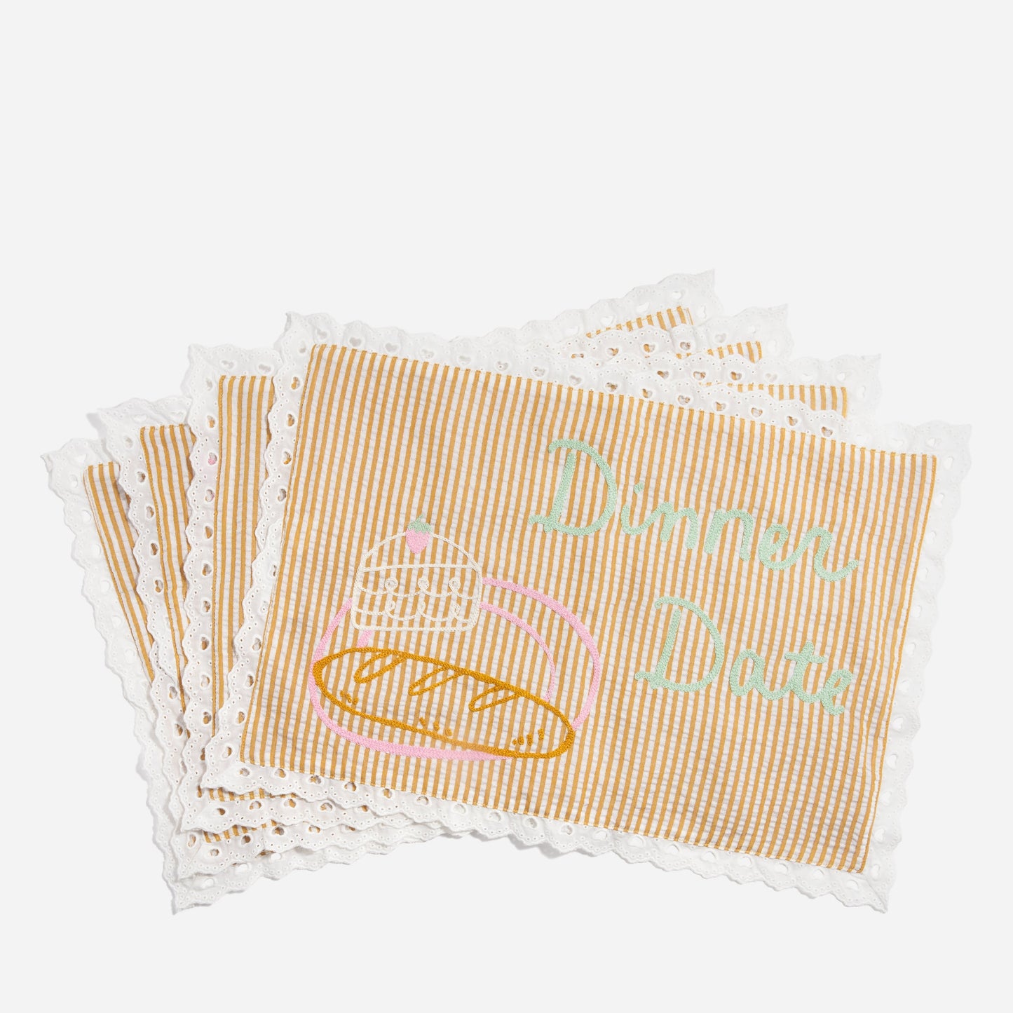 Hand Embroidered Placemats