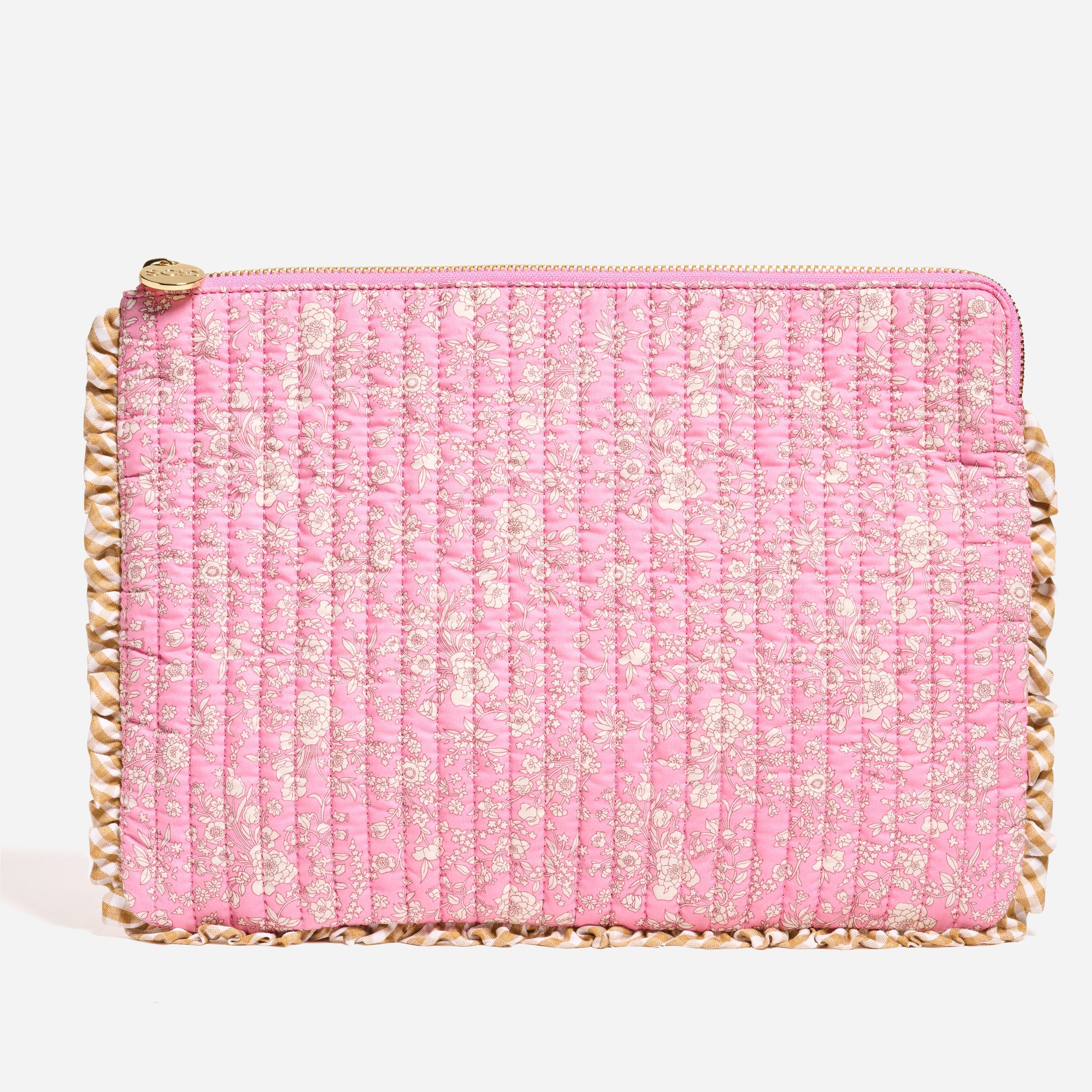 Flat Pouch Set Made with Liberty Fabric
