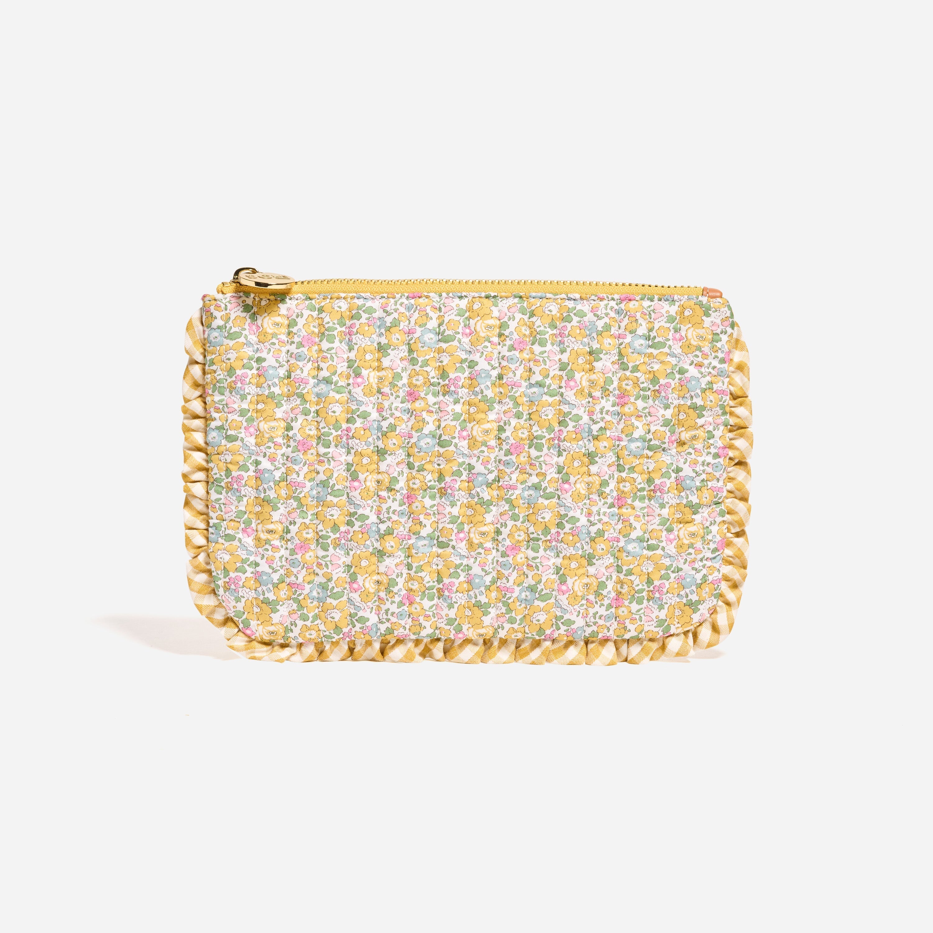Flat Pouch Set Made with Liberty Fabric