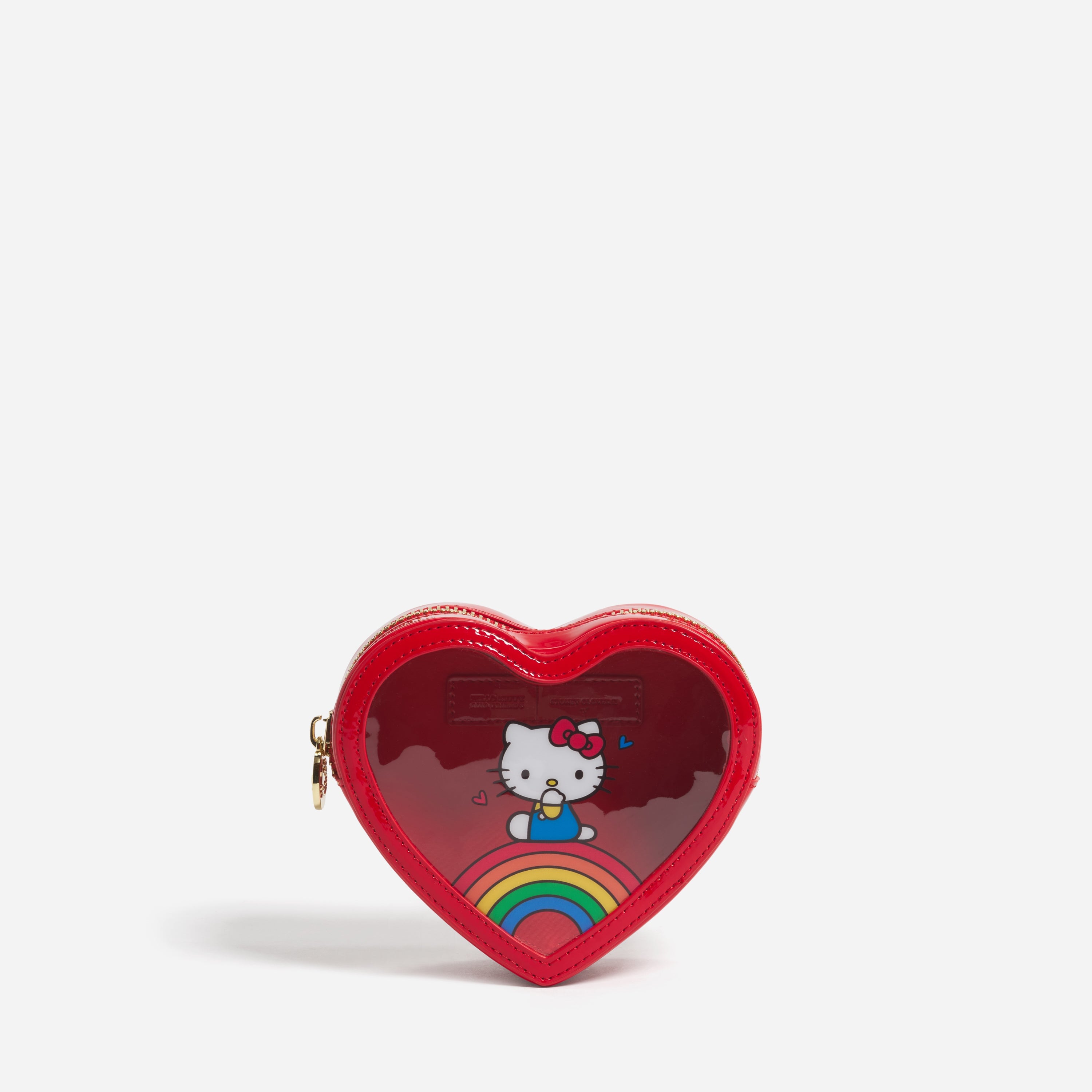 Clear Front Heart Pouch