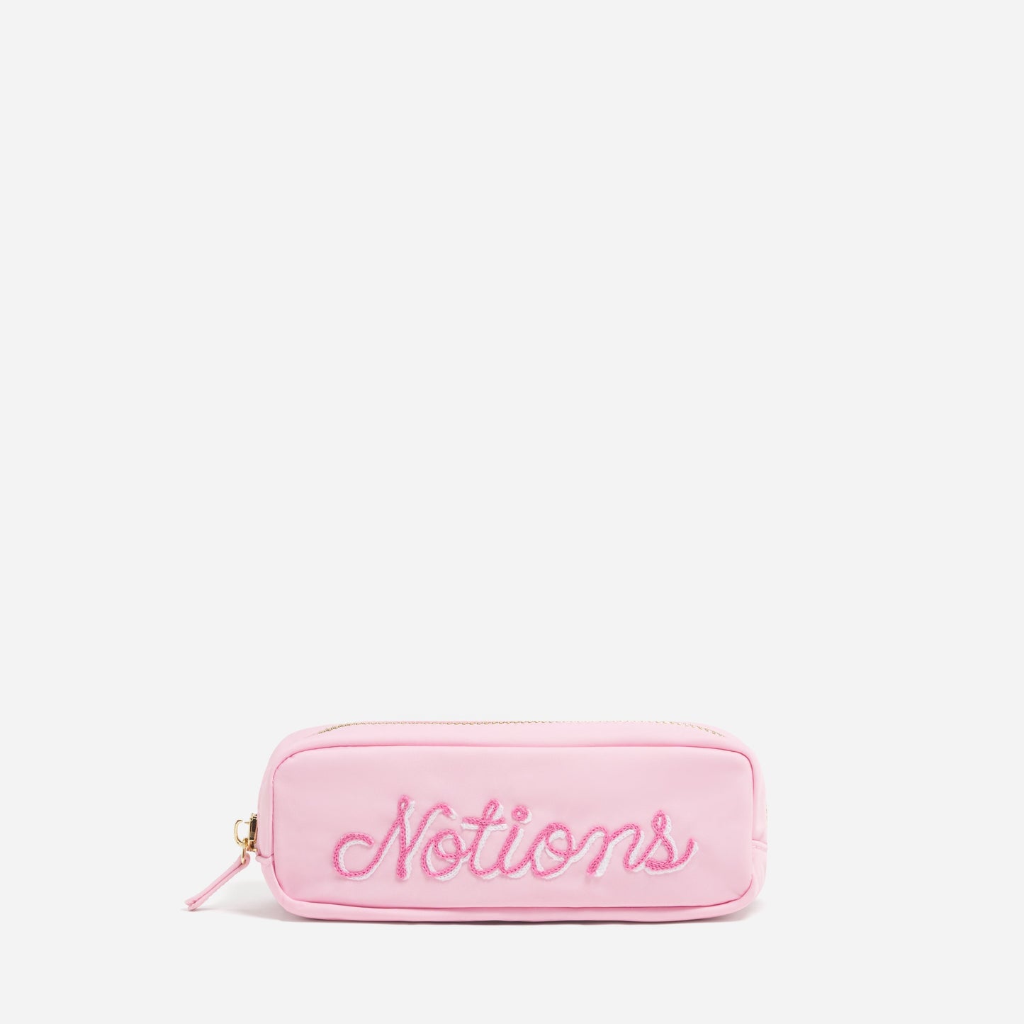 Hand Embroidered Notions Slim Pouch - Stoney Clover Lane