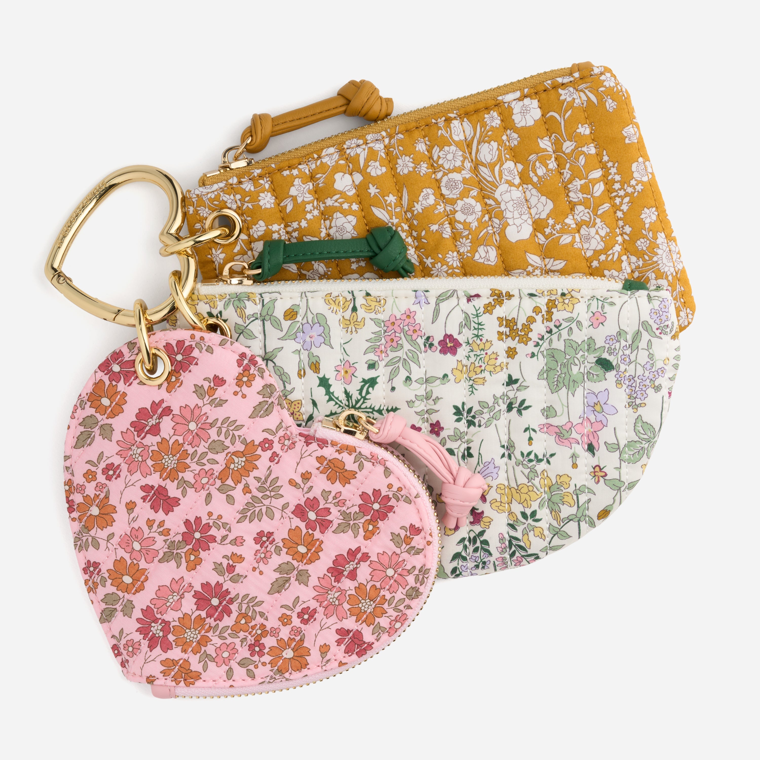 Multi Pouch Charm Set Made with Liberty Fabric