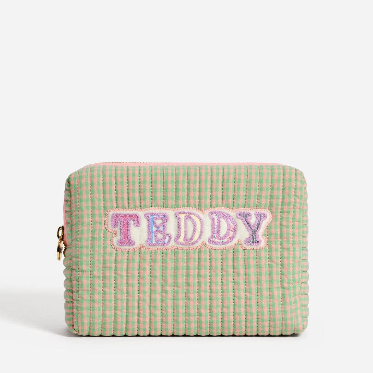 Custom Embroidered Applique Large Pouch