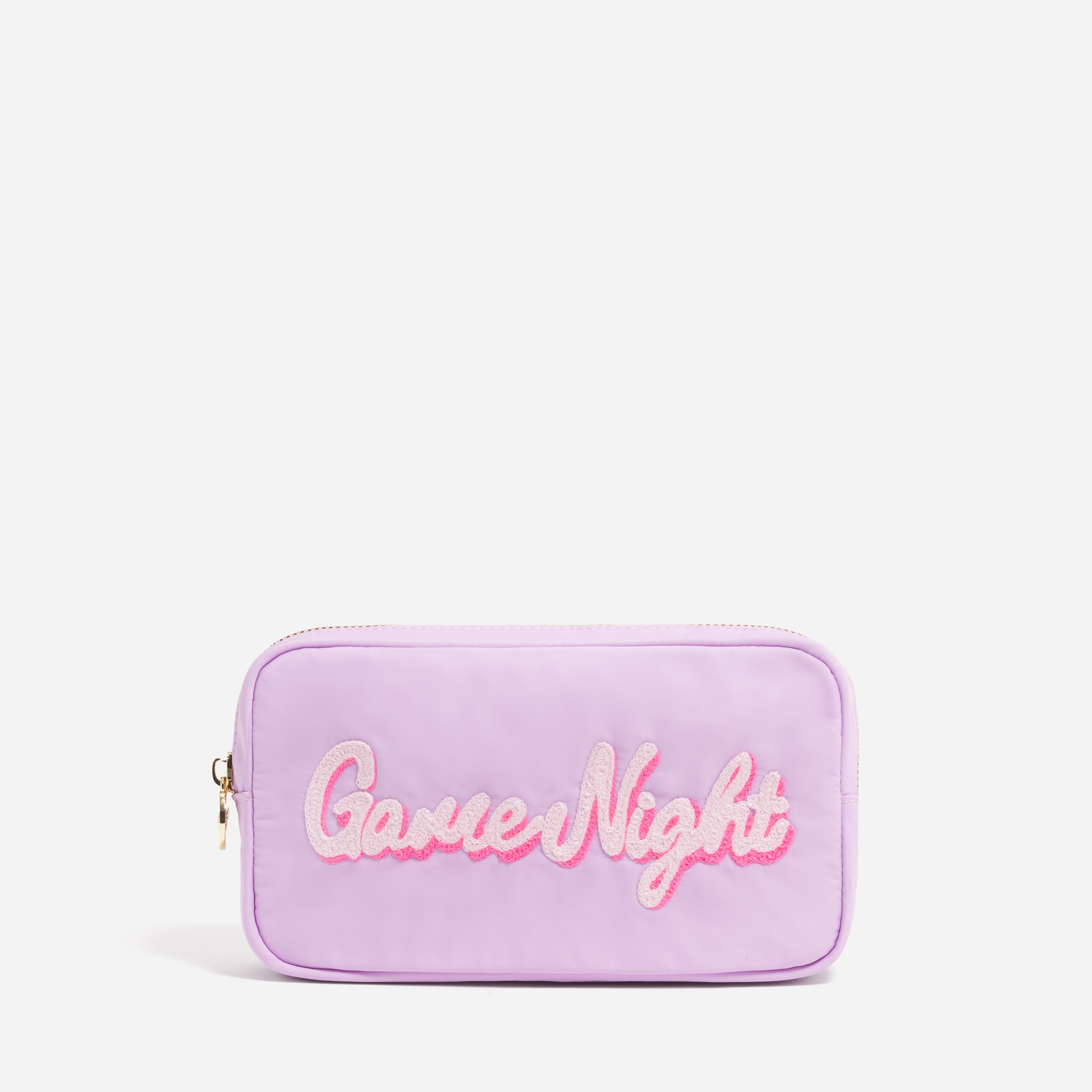 Hand Embroidered Game Night Small Pouch