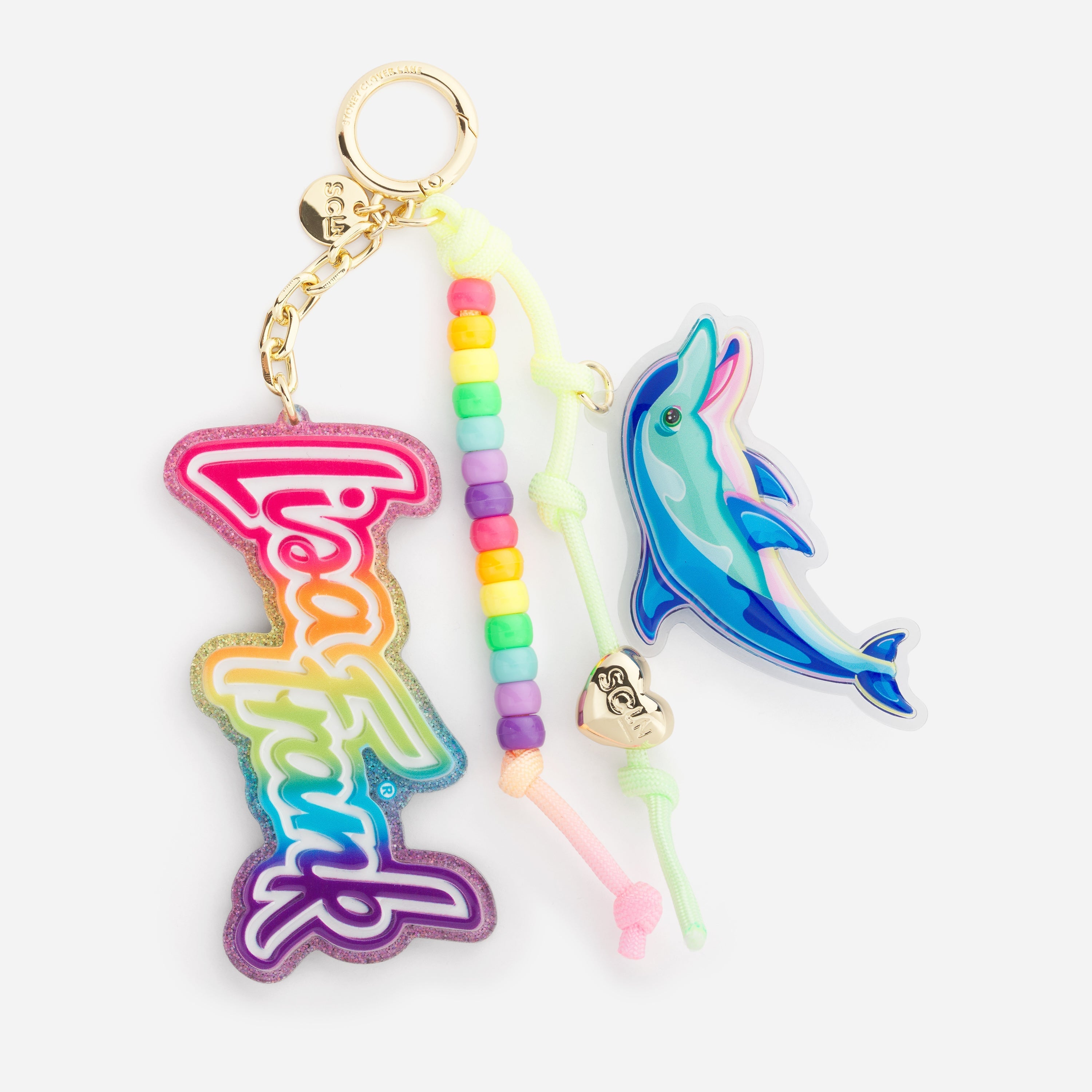 Lisa Frank Bag Charm Cluster